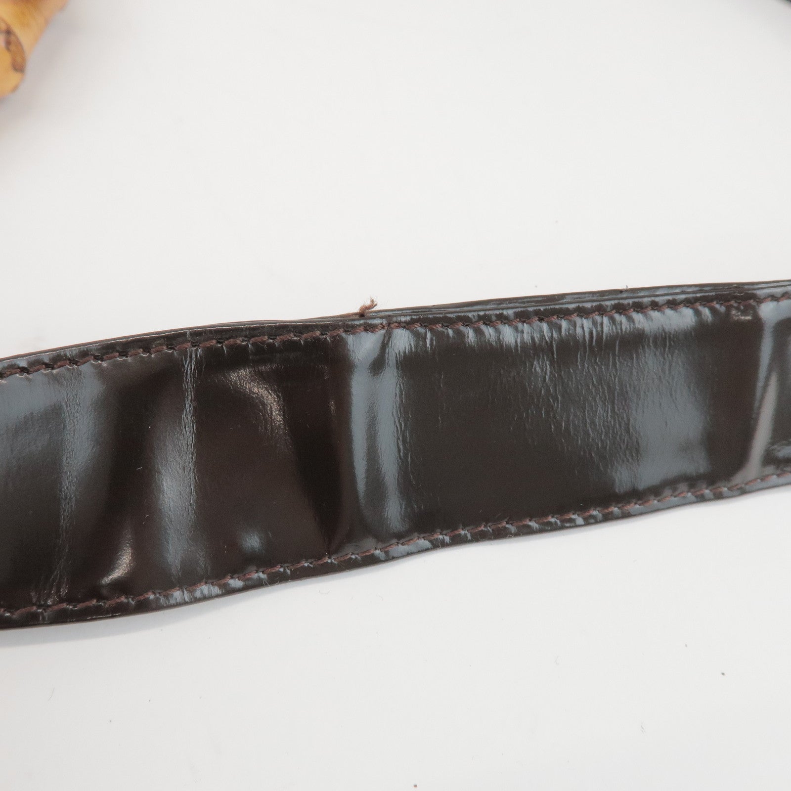 GUCCI Bamboo Nylon Canvas Leather 2Way Hand Shoulder Bag 001.2404