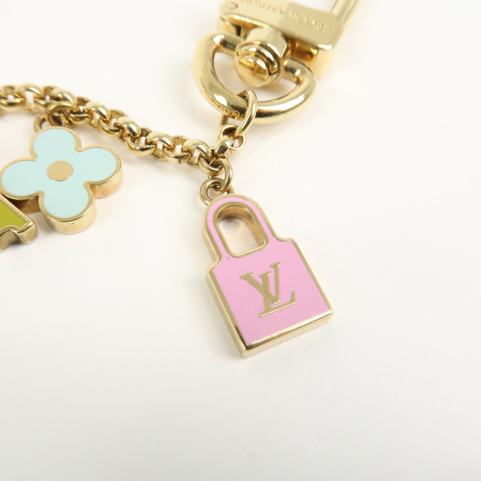 Louis Vuitton Porte Cles Chaine Pretty Metal Bag Charm  M66131