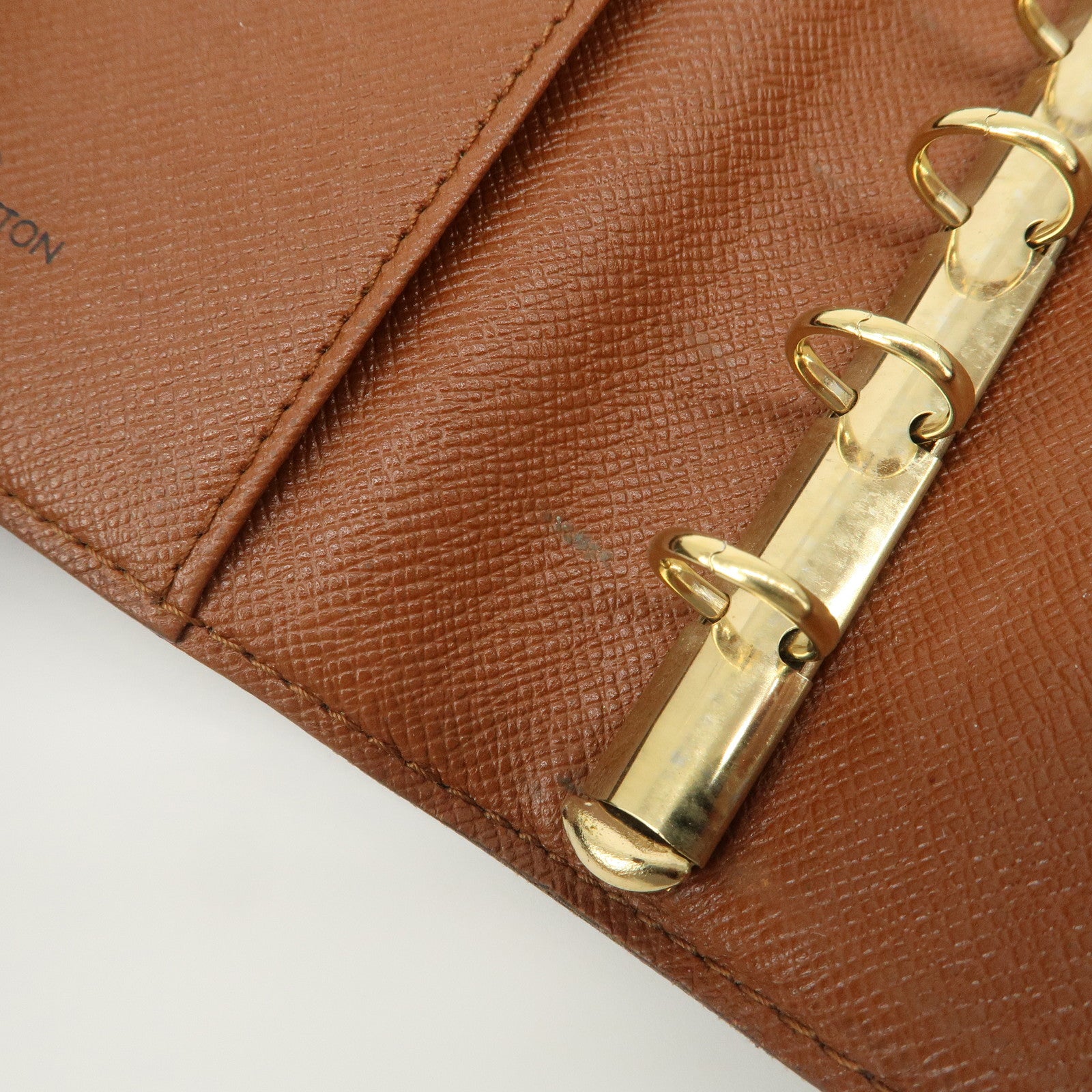 Louis Vuitton Monogram Canvas Agenda PM Planner Cover Brown R20005