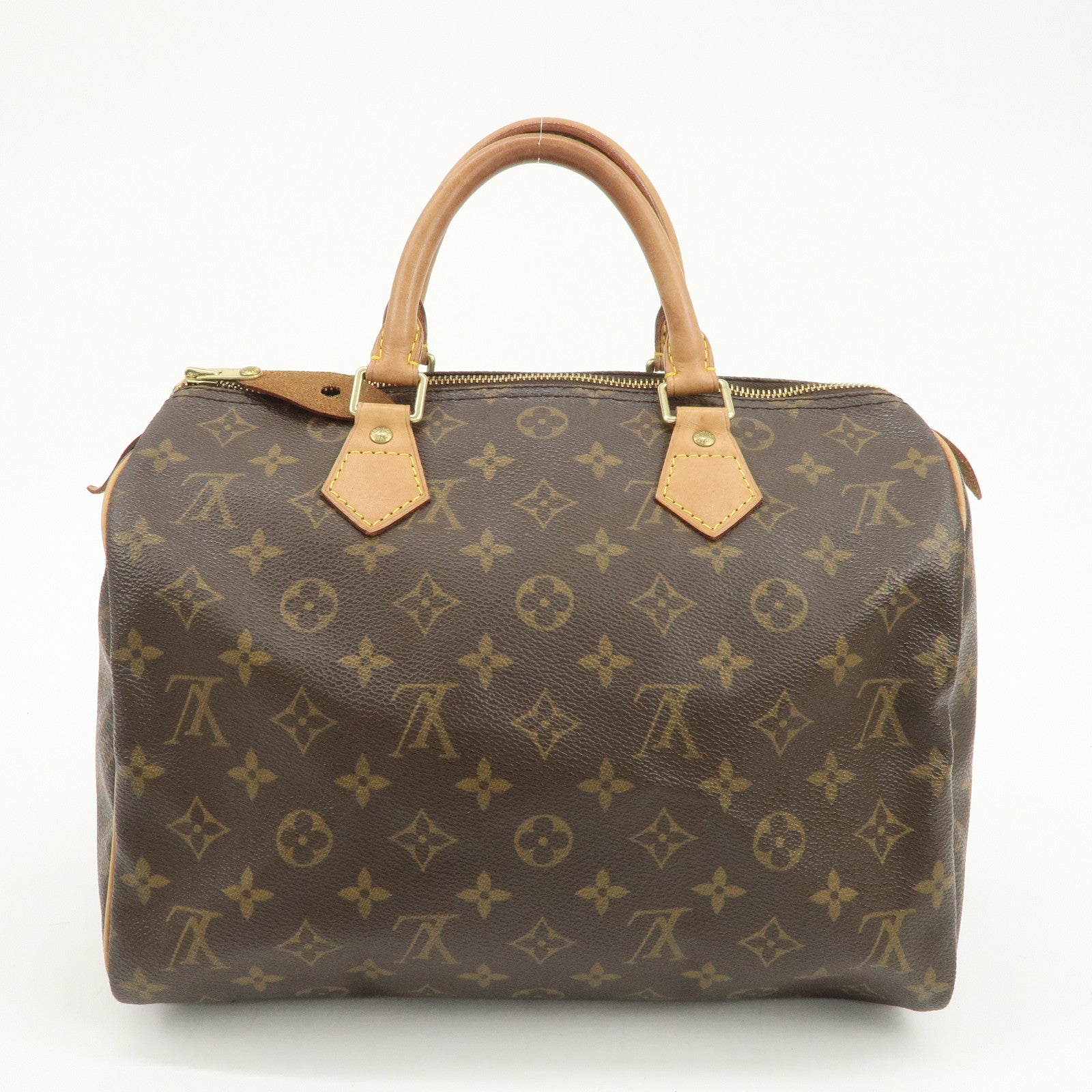 Louis Vuitton Monogram Speedy 30 Boston Bag Hand Bag Brown M41526