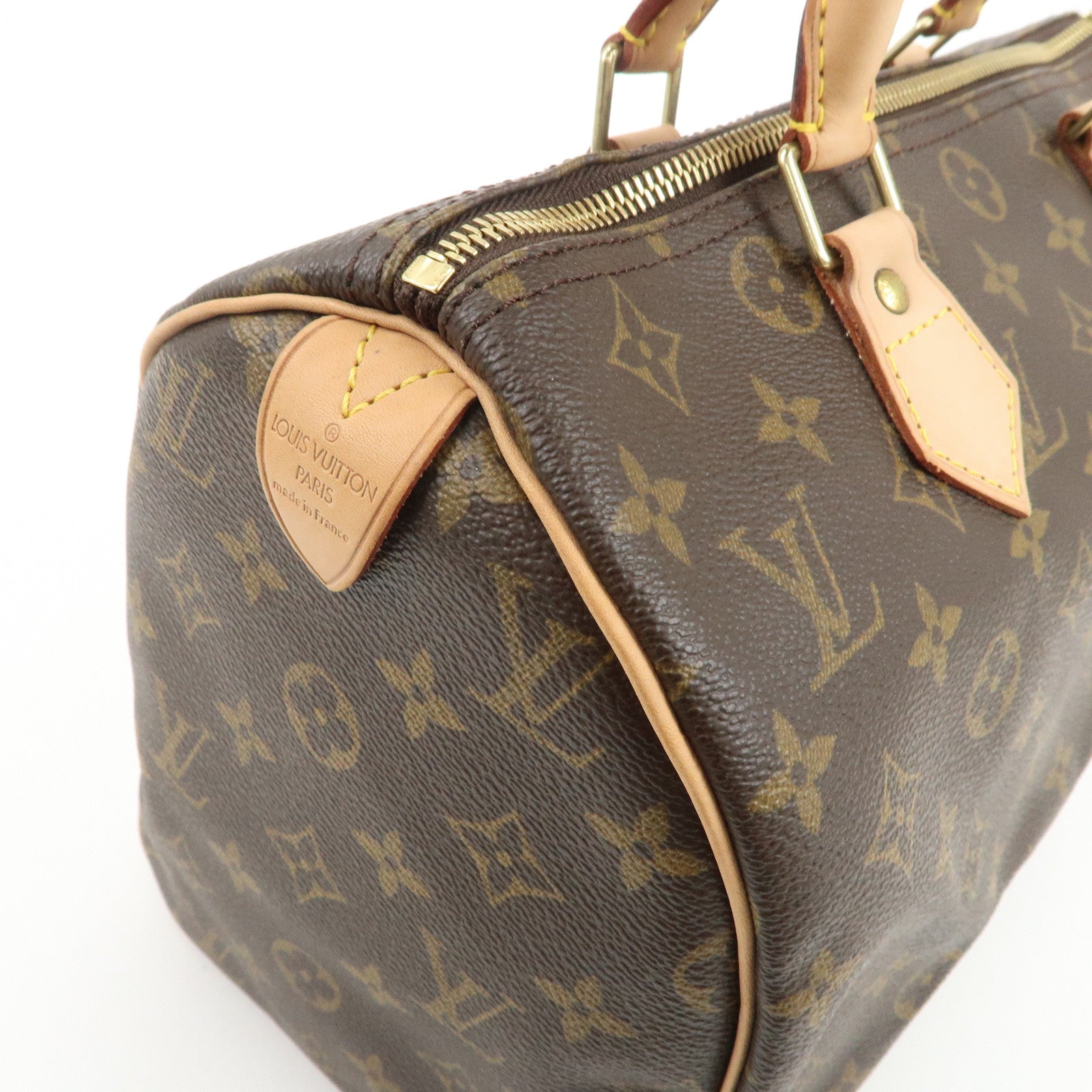 Louis Vuitton Monogram Speedy 30 Boston Bag Hand Bag Brown M41526
