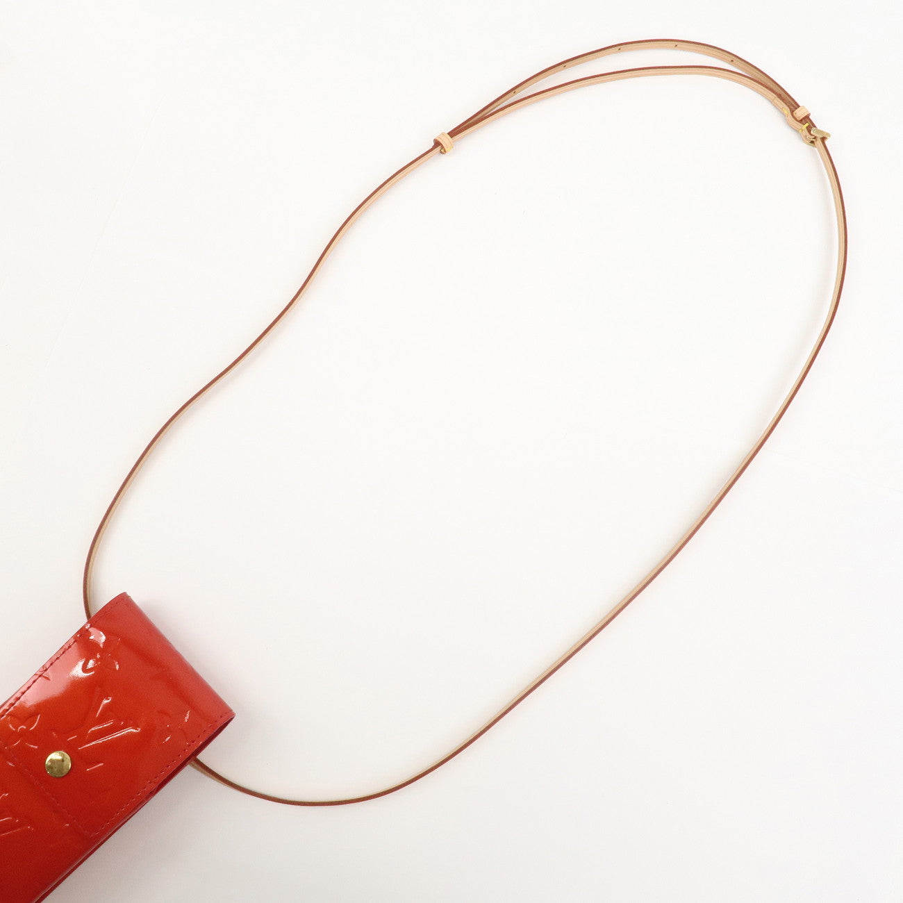 Louis Vuitton Monogram Vernis Green Cigarette Case Rouge M91155