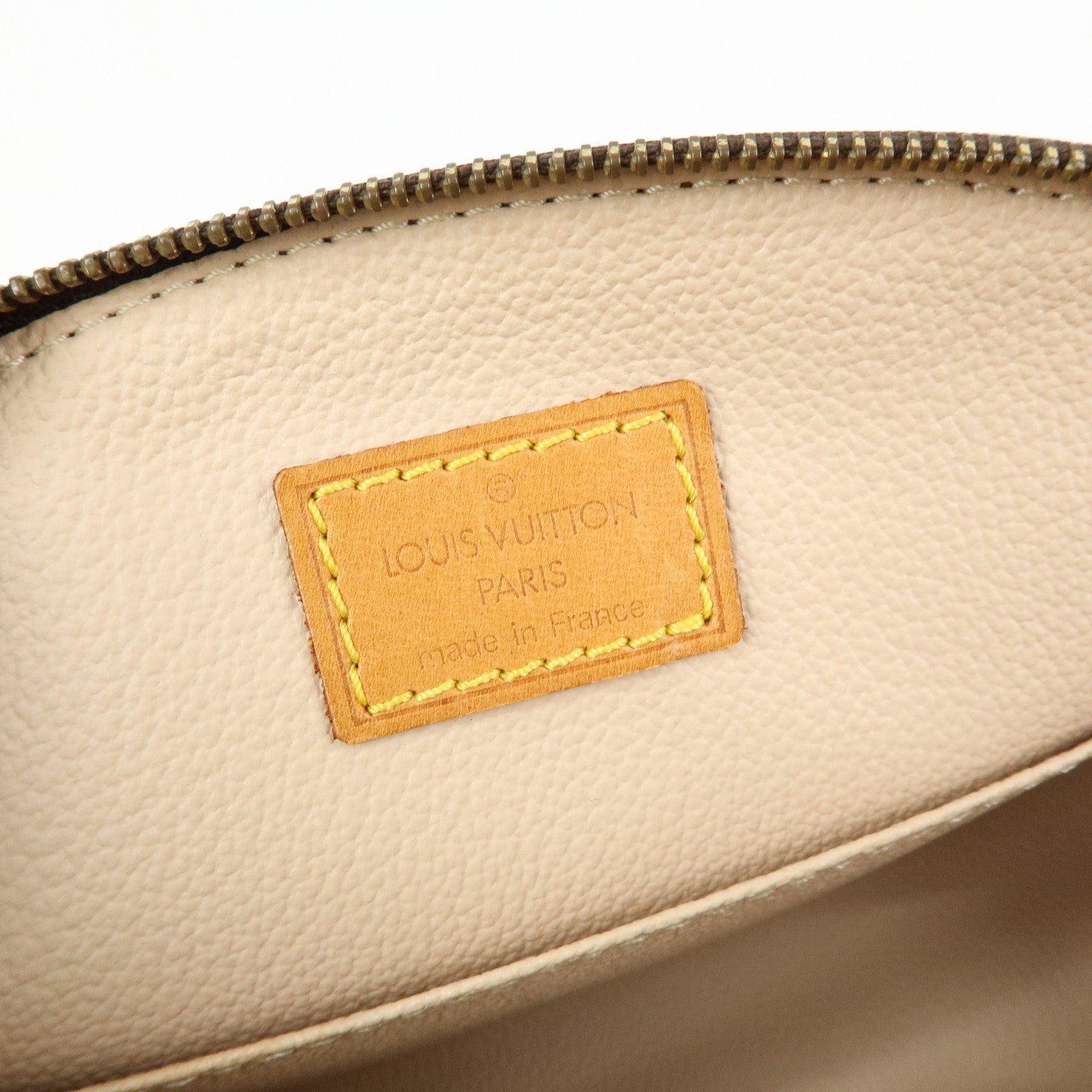 Louis Vuitton Monogram Trousse Demi Ronde Pouch M47520
