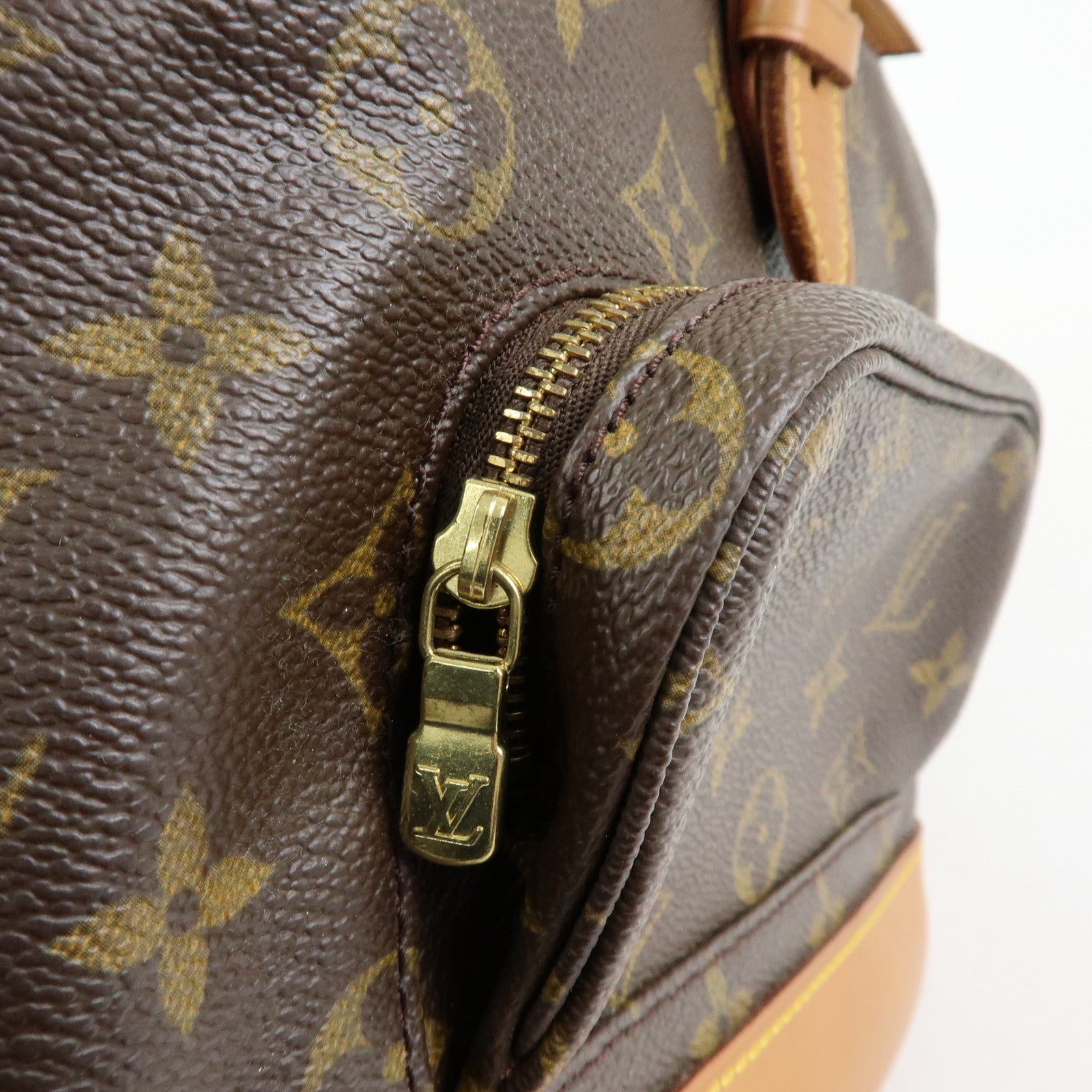 Louis Vuitton Monogram Montsouris MM Backpack Rucksack Brown M51136