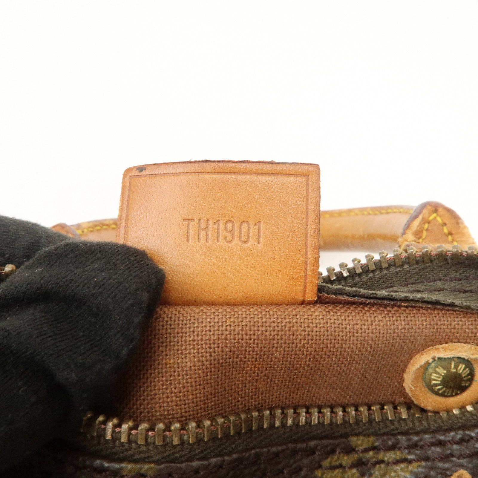 Louis Vuitton Monogram Mini Speedy Hand Bag Boston Bag Brown M41534
