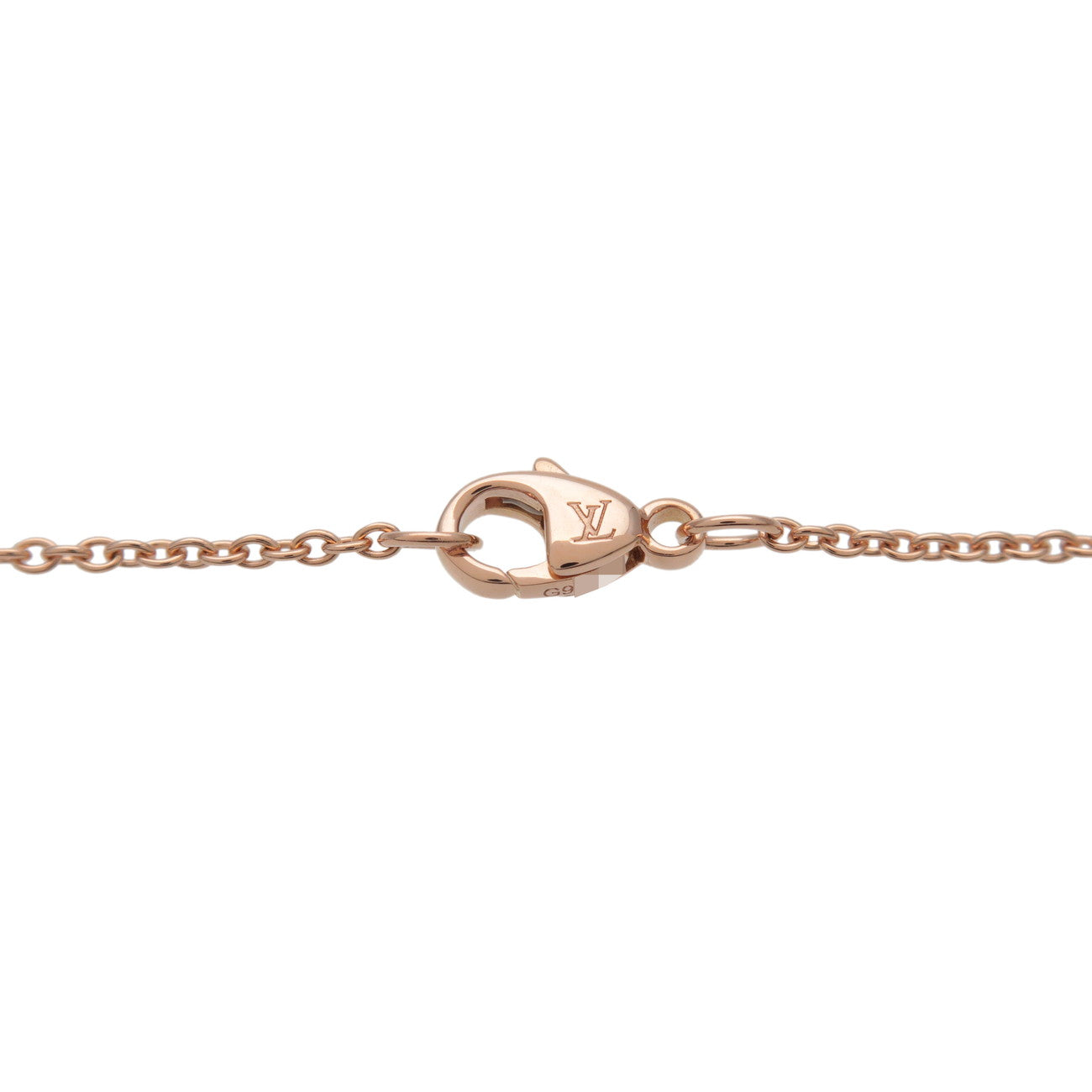 Louis Vuitton Pendantif Empreinte Necklace 750PG Rose Gold Q93968