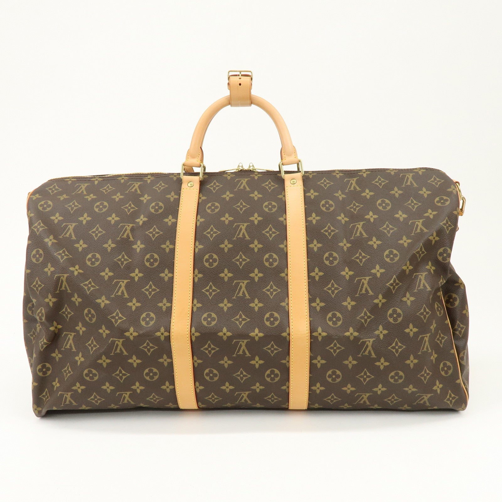 Louis Vuitton Monogram Keep All Bandouliere 60 Boston Bag M41412