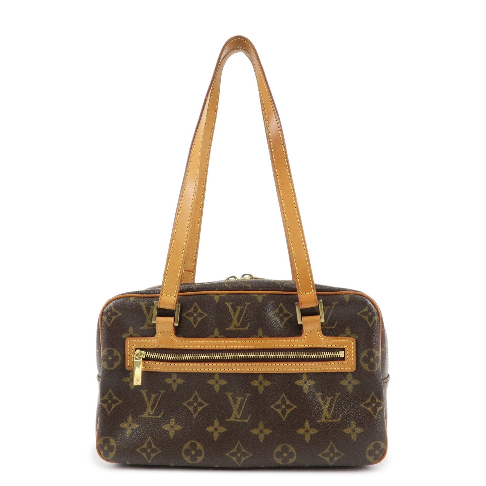 Louis Vuitton Monogram Cite MM Shoulder Bag Hand Bag M51182 Used