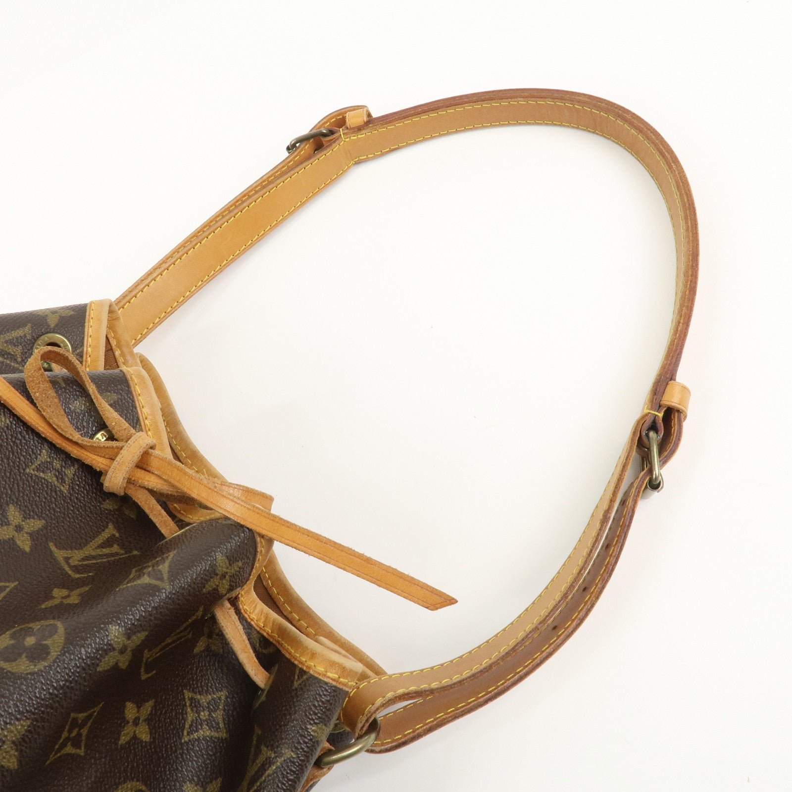 Louis Vuitton Monogram Petit Noe Shoulder Bag Brown M42226