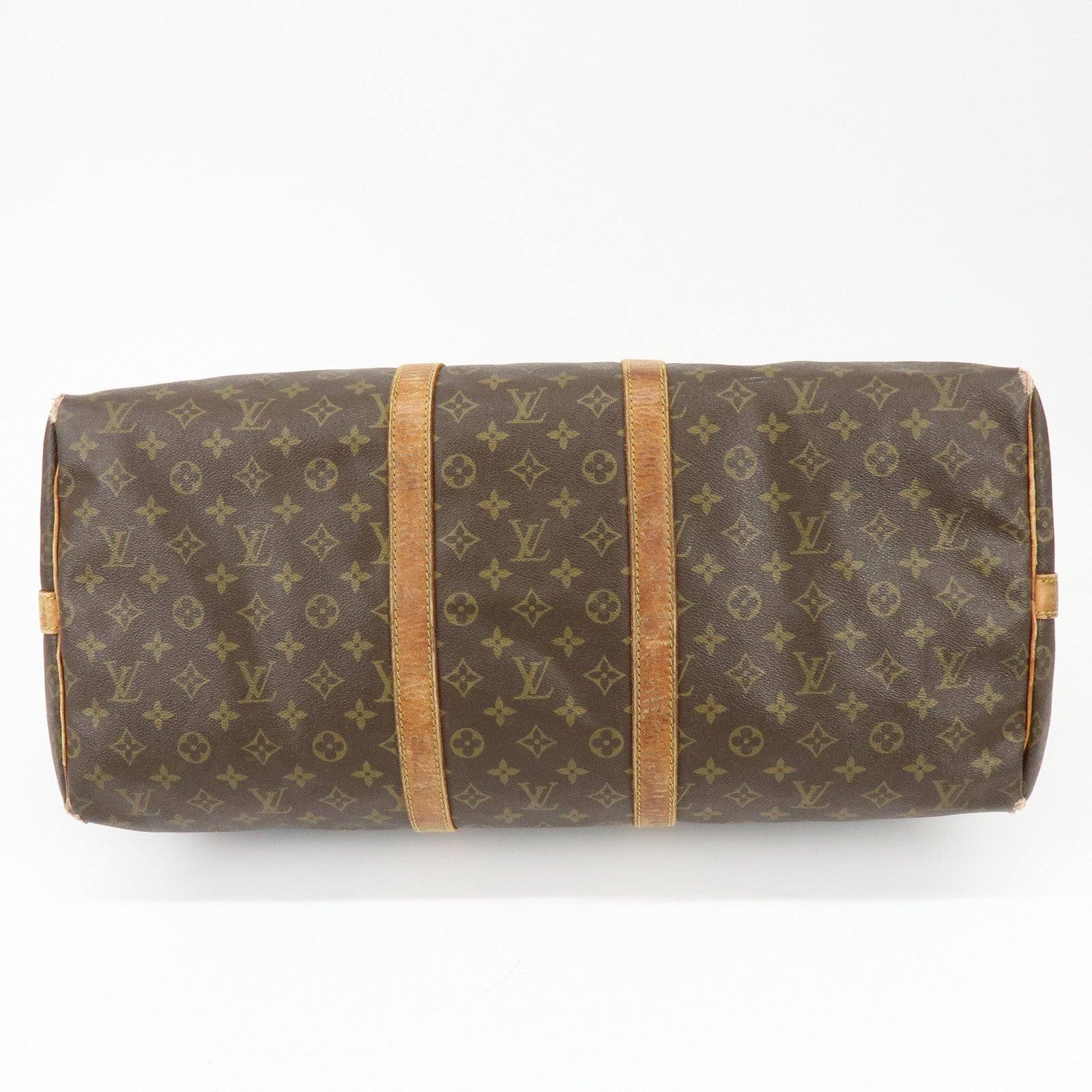 Louis Vuitton Monogram Keep All Bandouliere 55 Boston Bag M41414