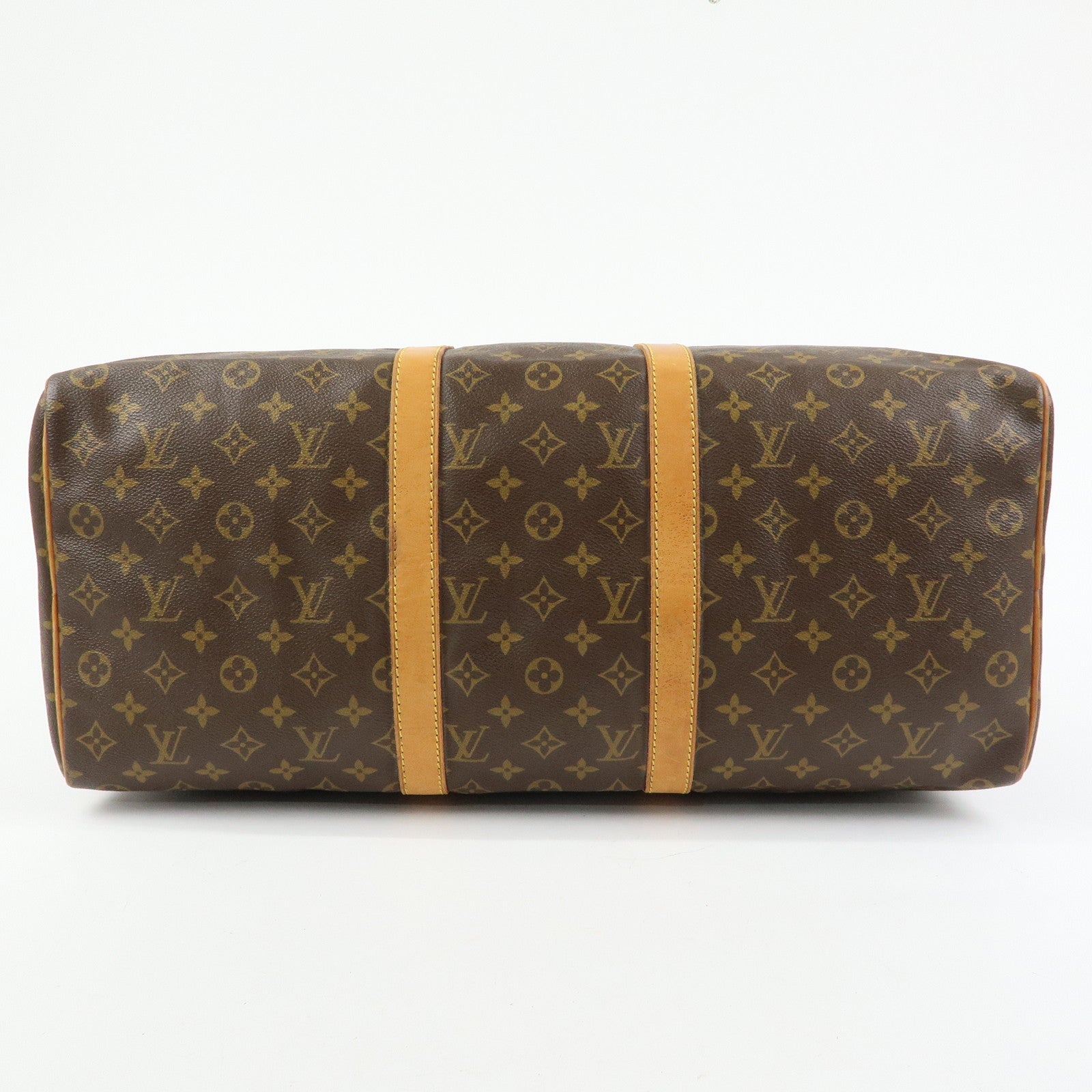 Louis Vuitton Monogram Keep All 50 Boston Bag Brown M41426