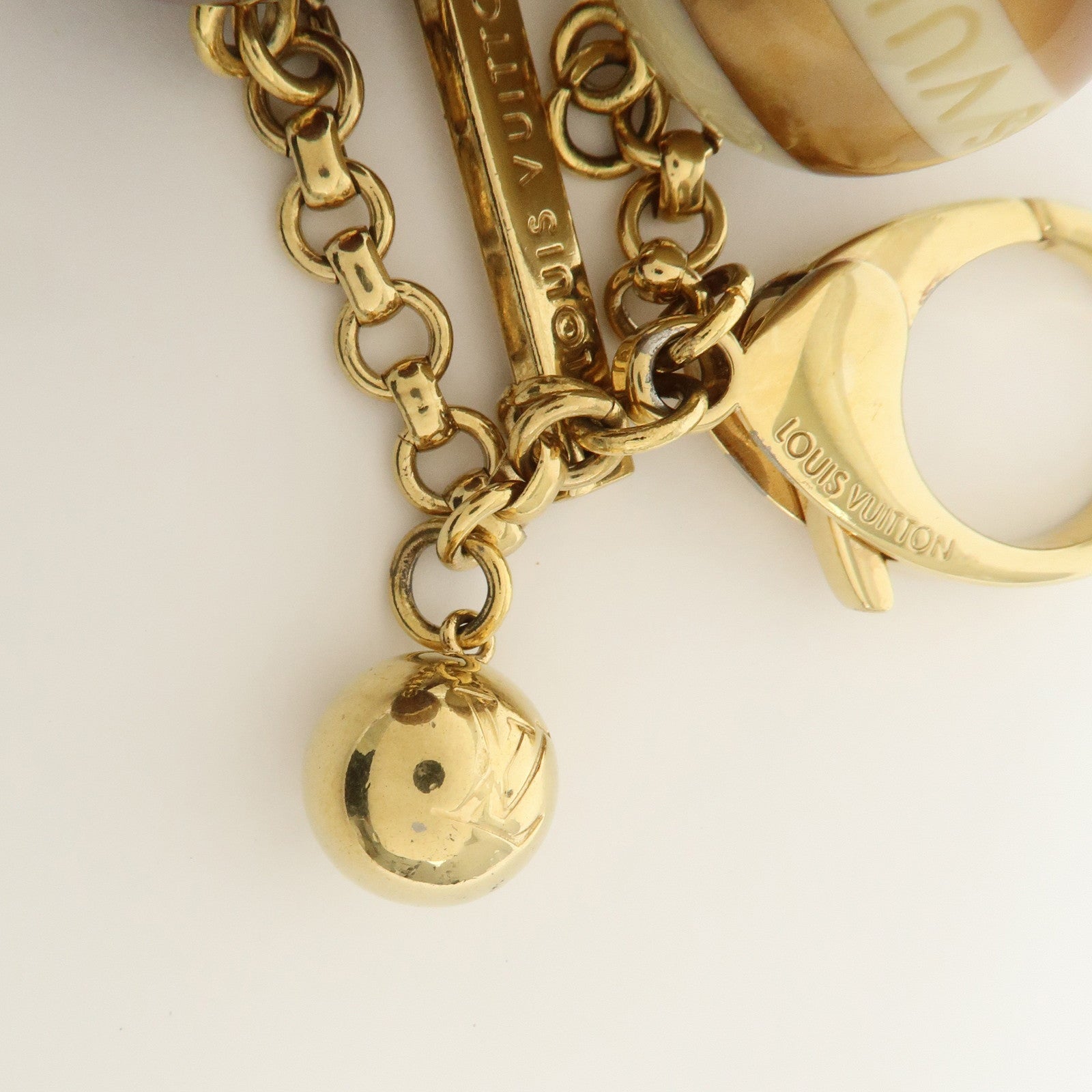 Louis Vuitton Metal Resin Bijou Sac Mini Lin Bag Charm M65699