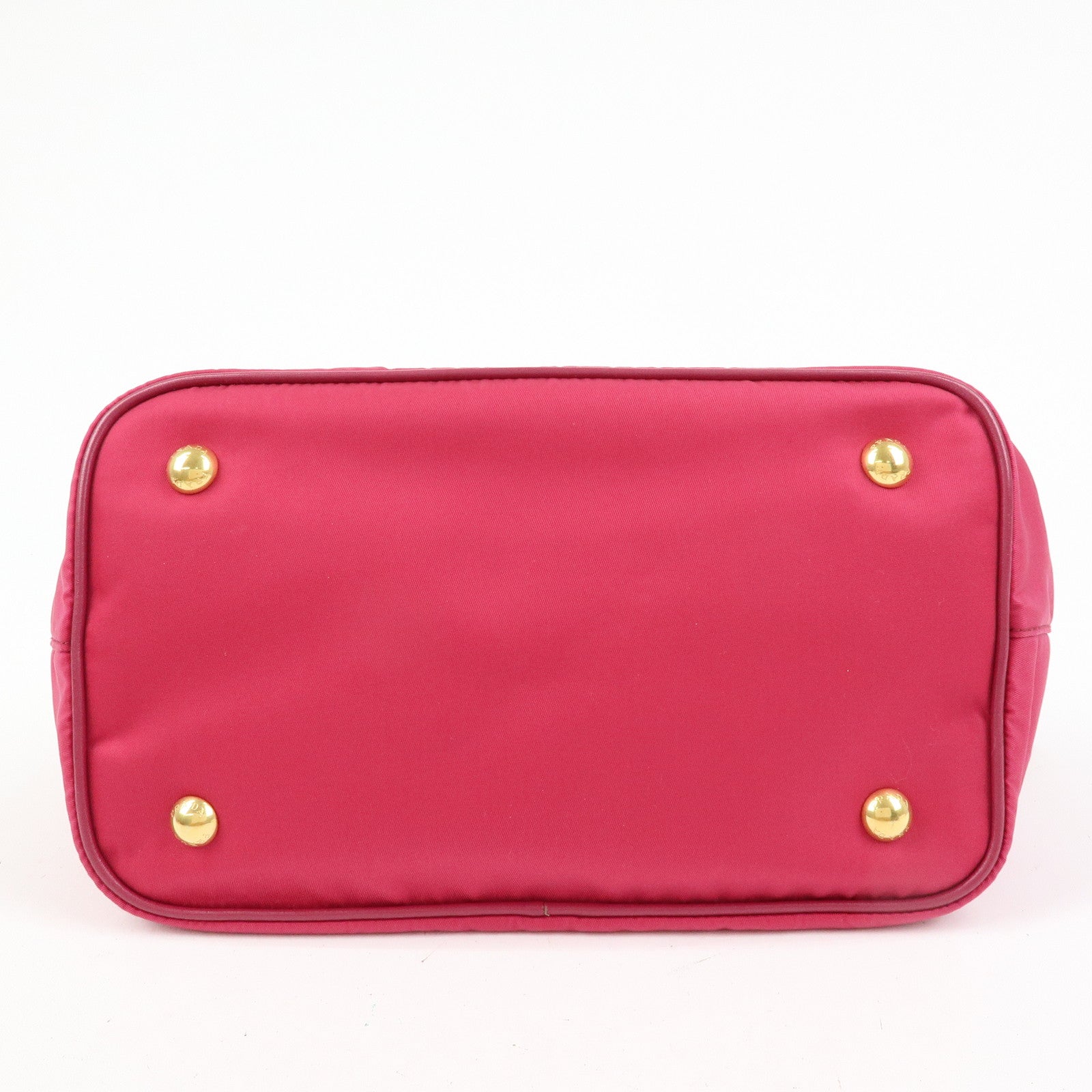 PRADA Nylon Leather 2Way Bag Hand Bag Shoulder Bag Pink 1BA172