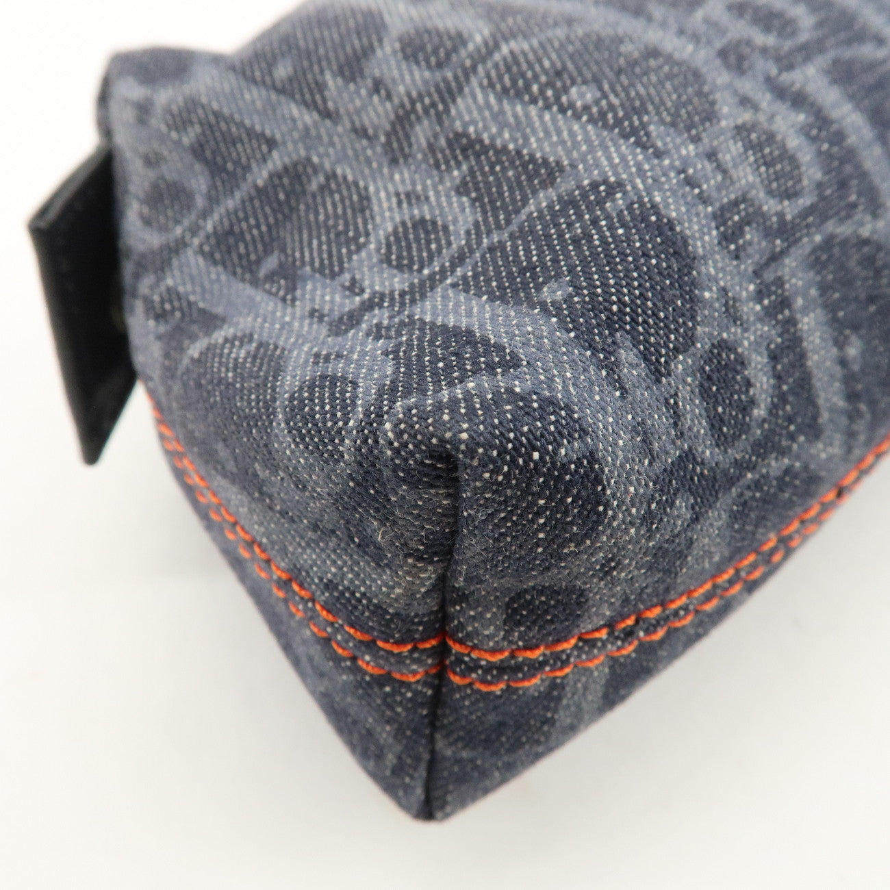 Christian Dior Trotter Flight Line Denim Pouch Cosmetic Pouch