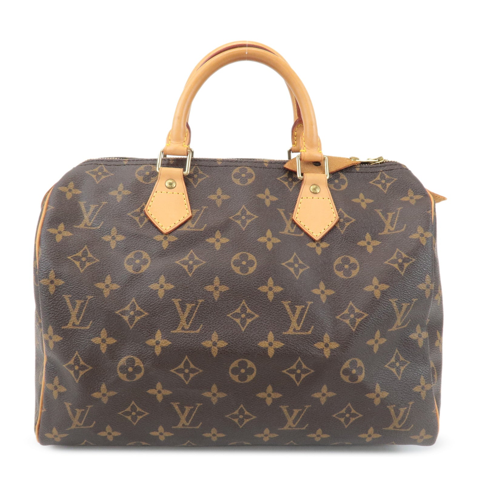 Louis Vuitton Monogram Speedy 30 Hand Bag Boston Bag M41526 Used