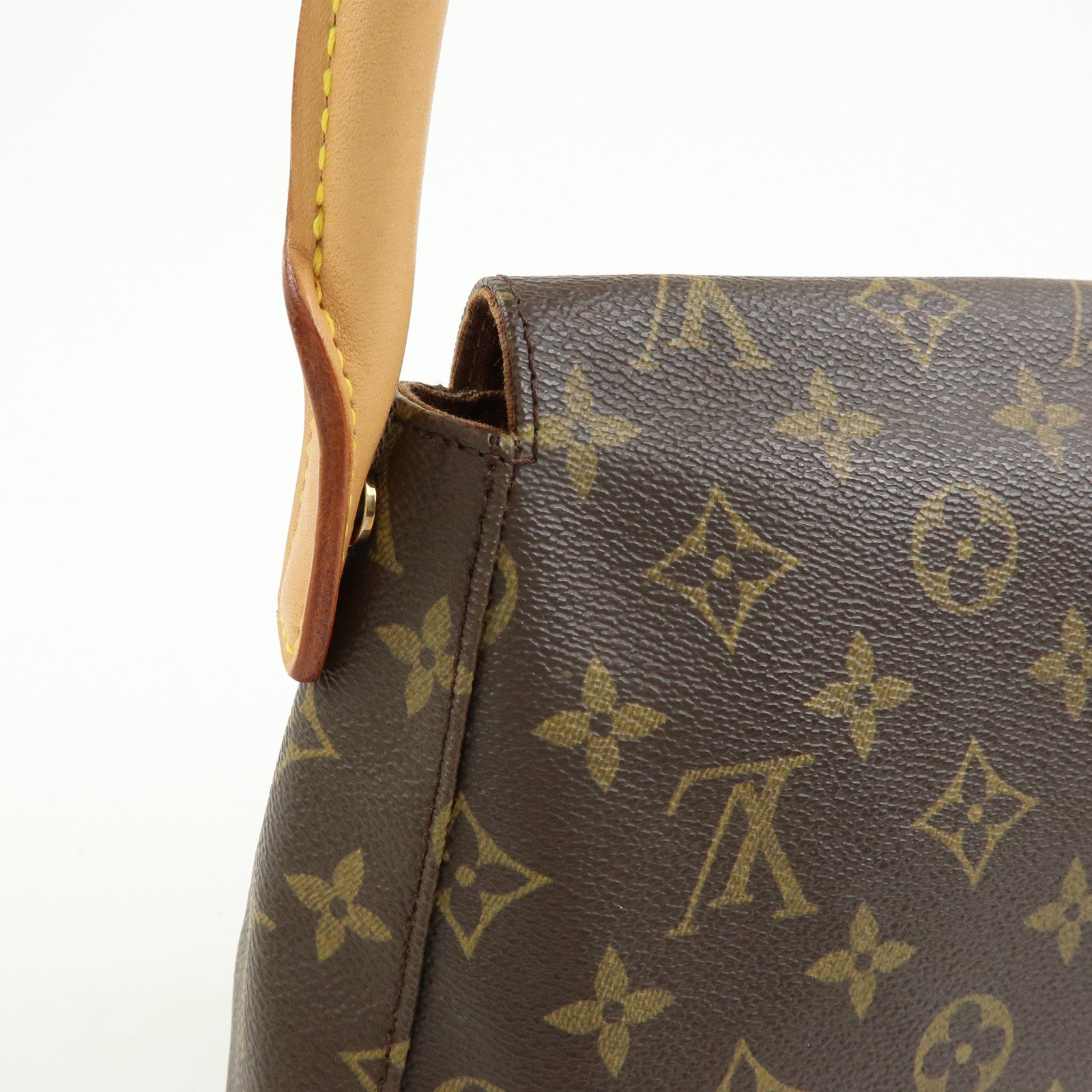 Louis Vuitton Monogram Mini Looping Shoulder Bag Brown M51147
