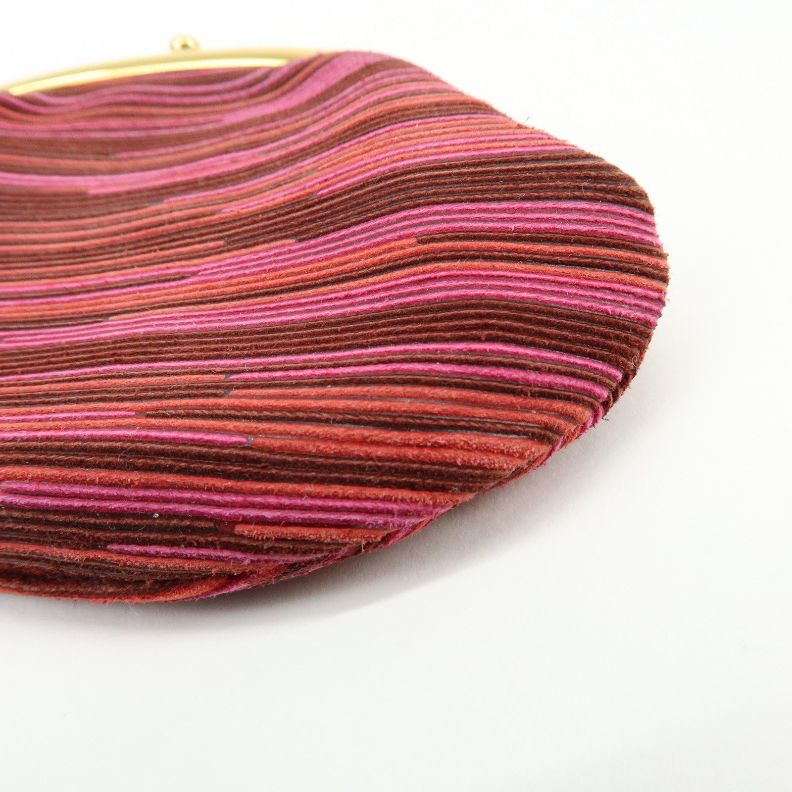 HERMES Vibrato Emile Kiss Lock Coin Case Coin Purse Purple