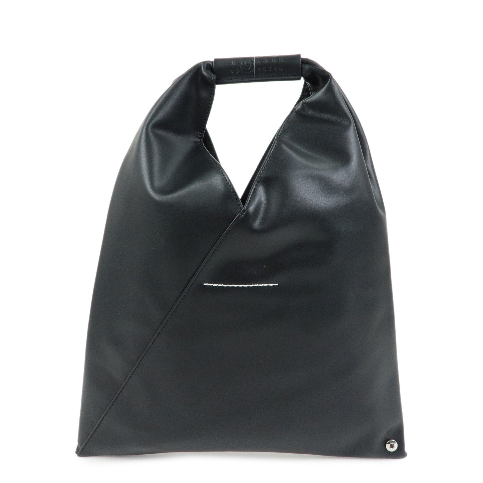 Maison Margiela MM6 Leather Japanese Tote Bag Shoulder Bag Black