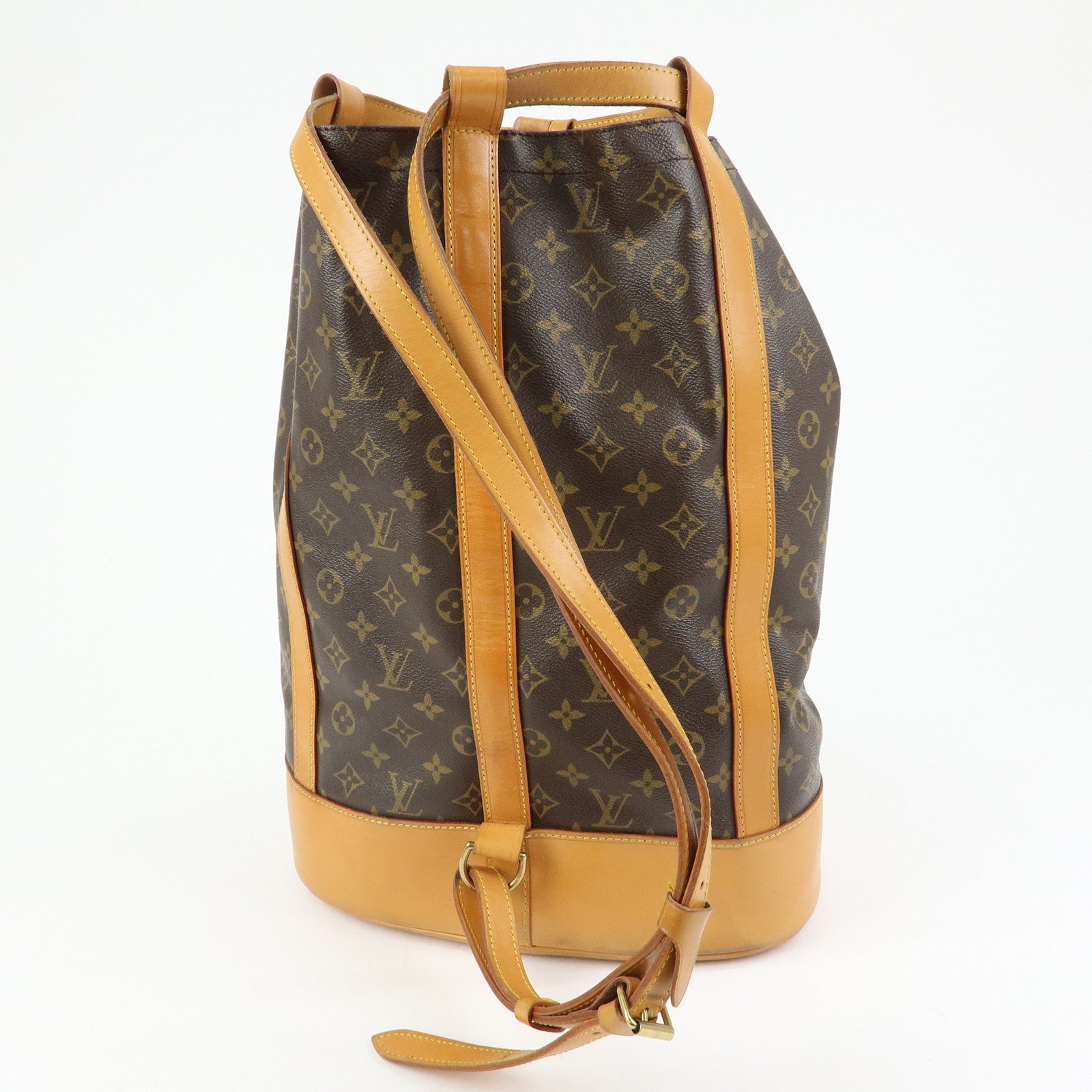 Louis Vuitton Monogram Randonnee GM Shoulder Bag Brown M42244