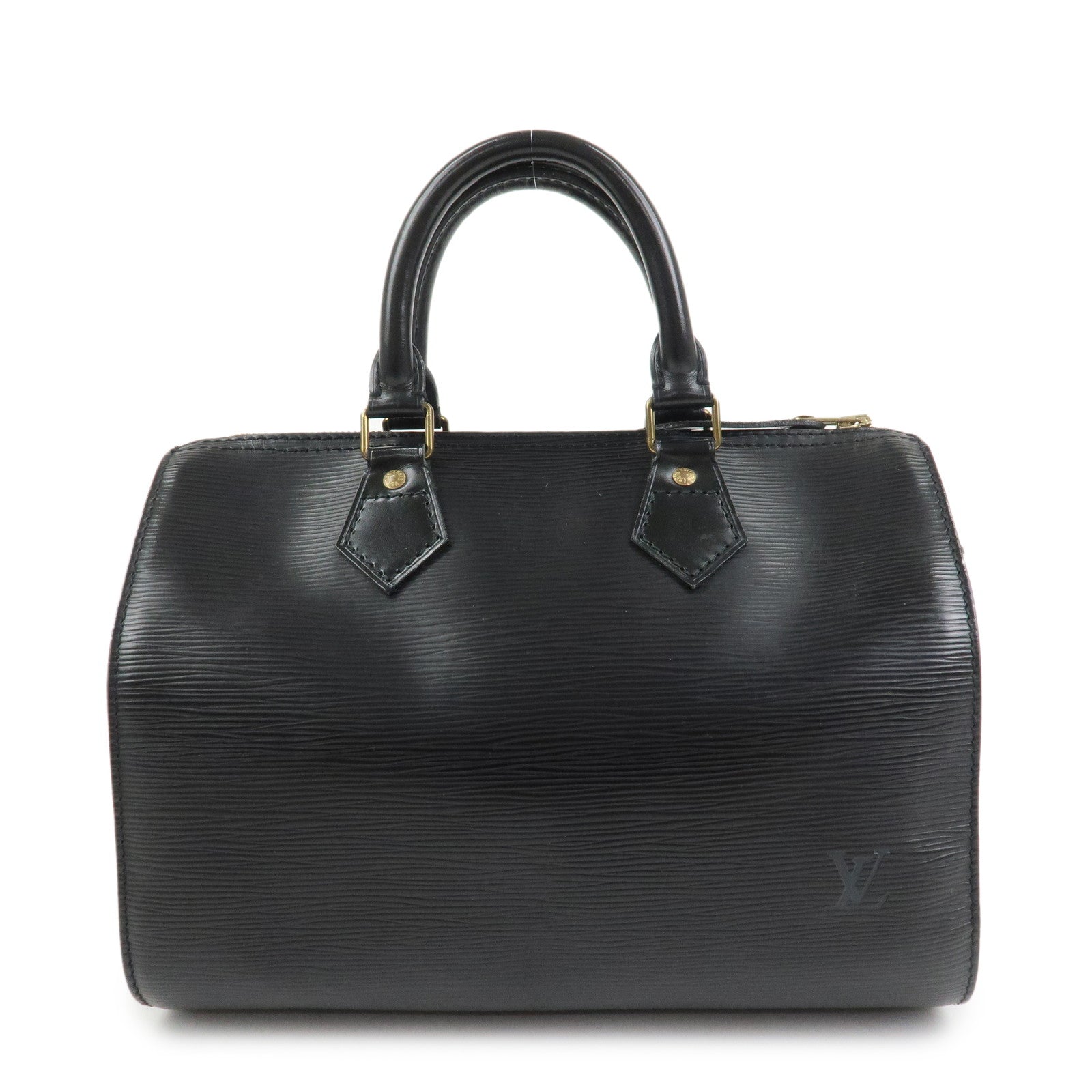Louis Vuitton Epi Speedy 25 Boston Bag Hand Bag Noir Black M43012