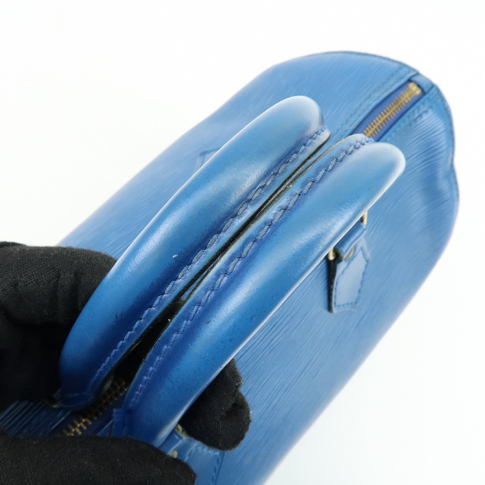 Louis Vuitton Epi Speedy 30 Hand Bag Boston Bag Blue M43005