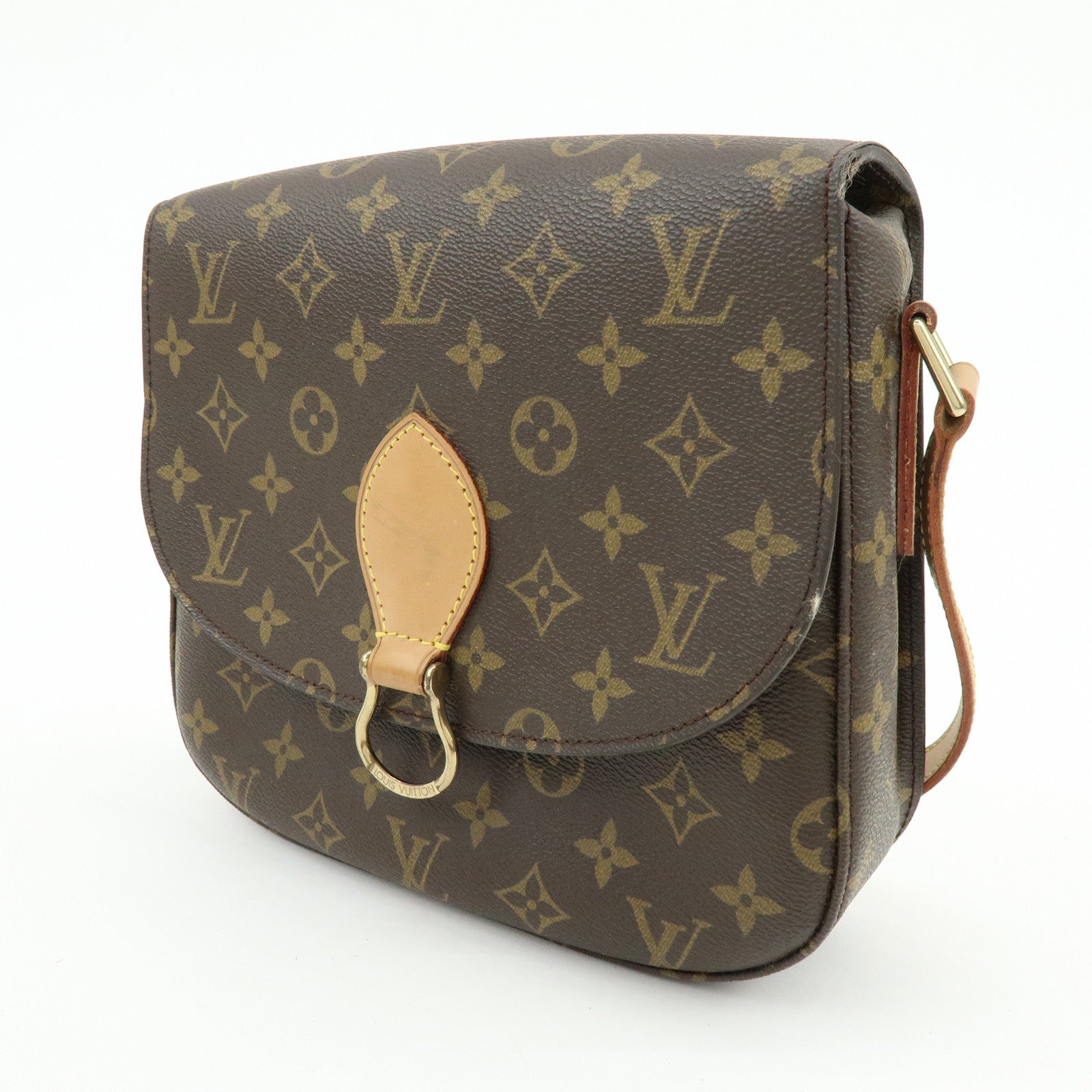 Louis Vuitton Monogram Saint Cloud GM Shoulder Bag Brown M51242