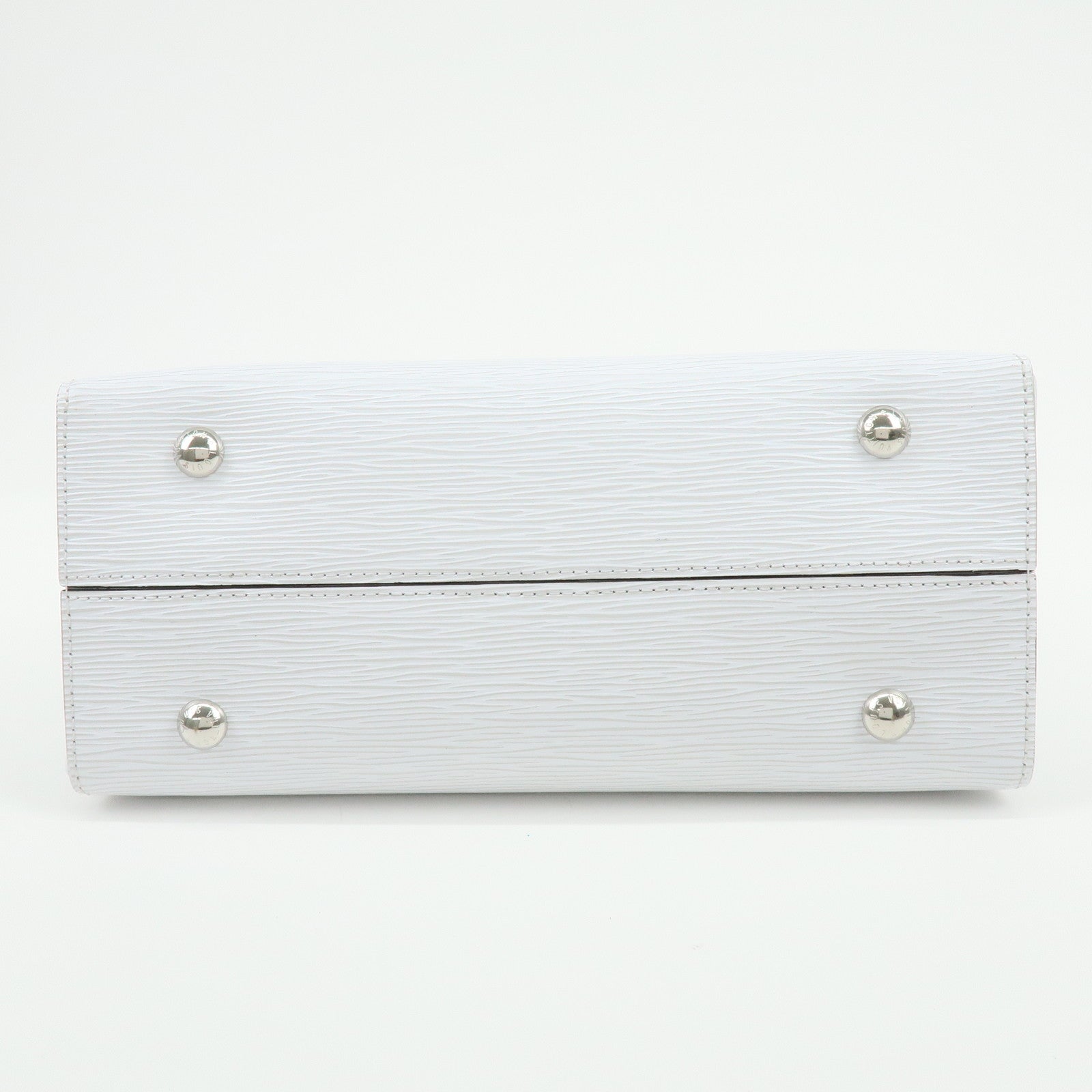 Louis Vuitton Epi Leather Grenelle MM 2Way Hand Bag White M53690