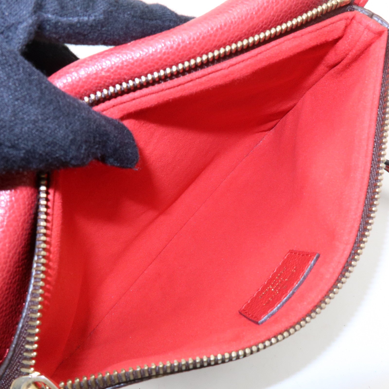 Louis Vuitton Monogram Twice Shoulder Crossbody Bag Cerise M50184