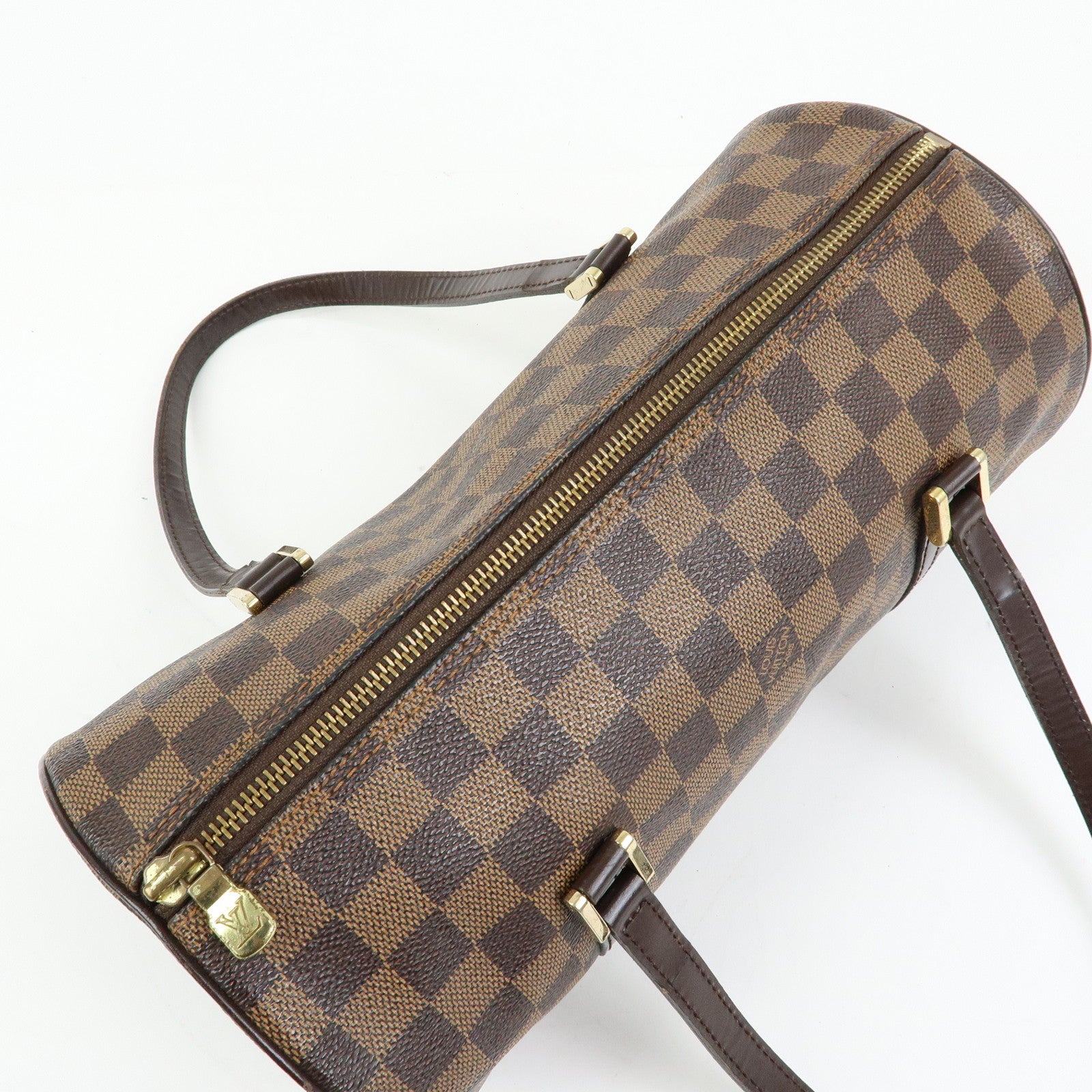 Louis Vuitton Damier Papillon 30 Hand Bag Ebene Brown N51303