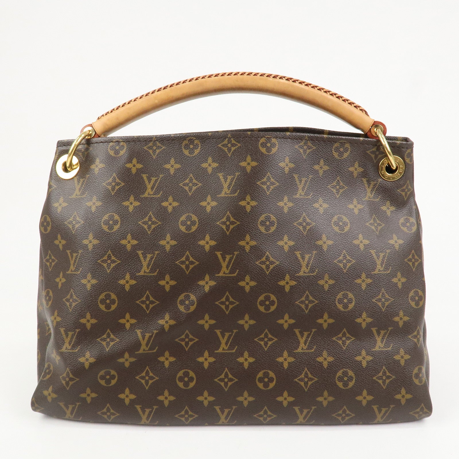 Louis Vuitton Monogram Artsy MM Shoulder Bag Brown M40249