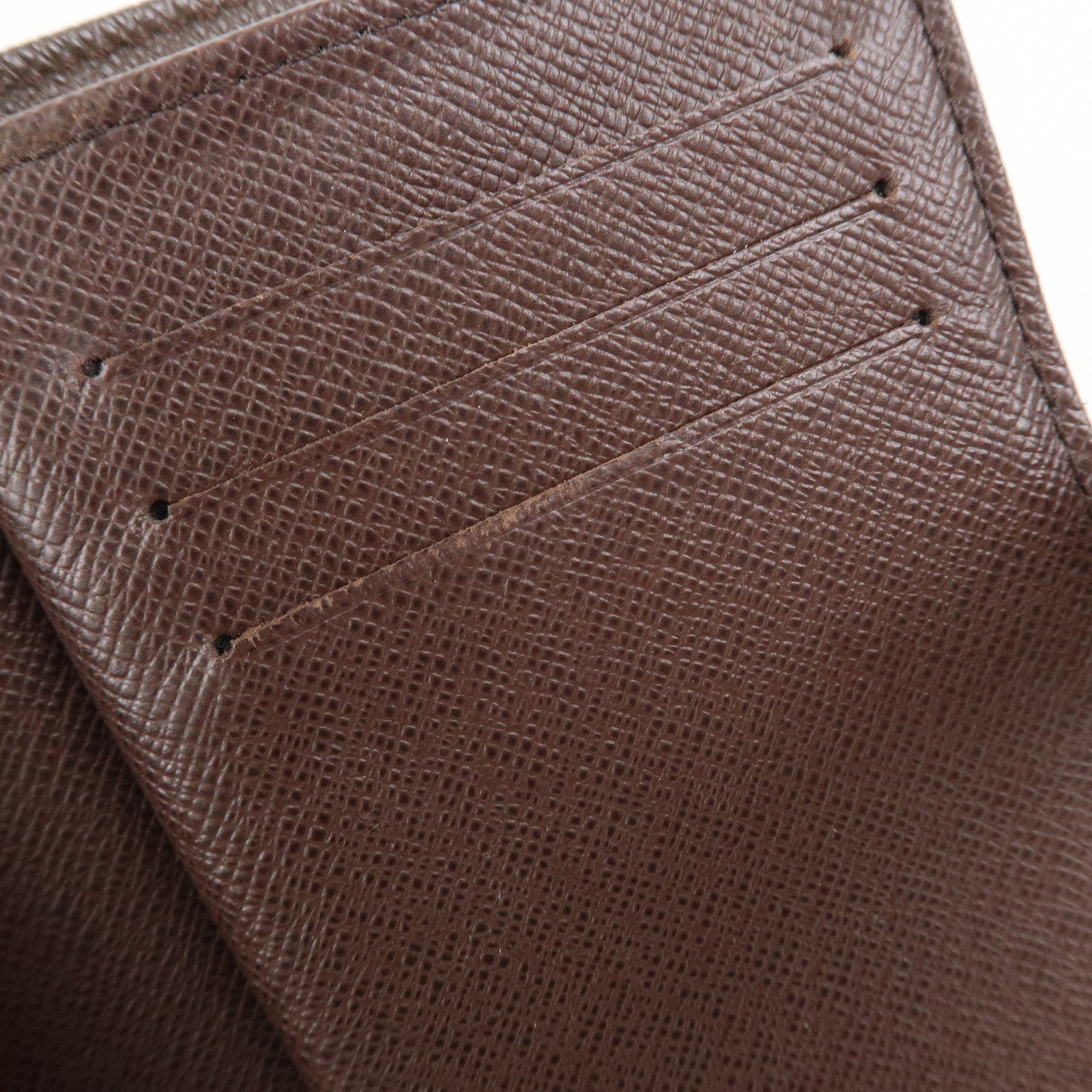 Louis Vuitton Damier Portefeuille Viennois Canvas Bi-fold Wallet Brown N61674