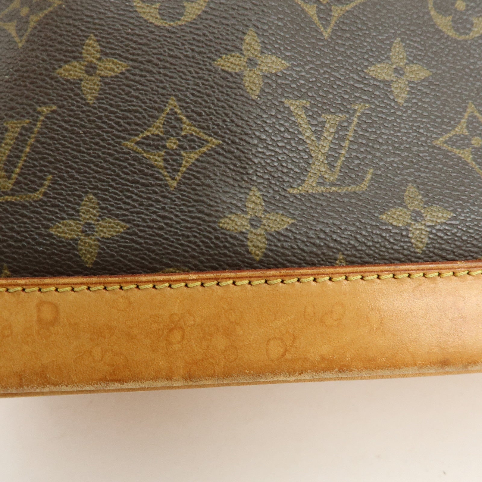 Louis Vuitton Monogram Alma Hand Bag Brown M51130