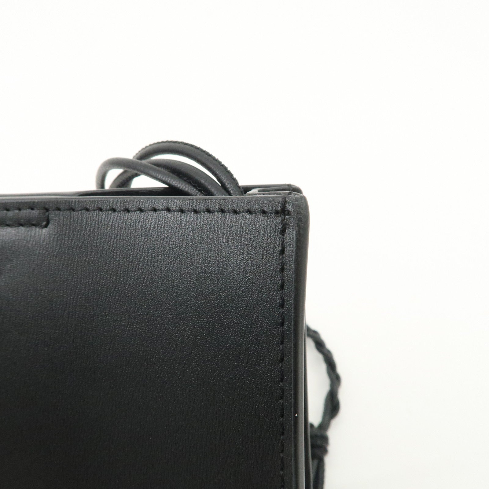 Jil Sander Leather Tangle Bag Shoulder Bag Black