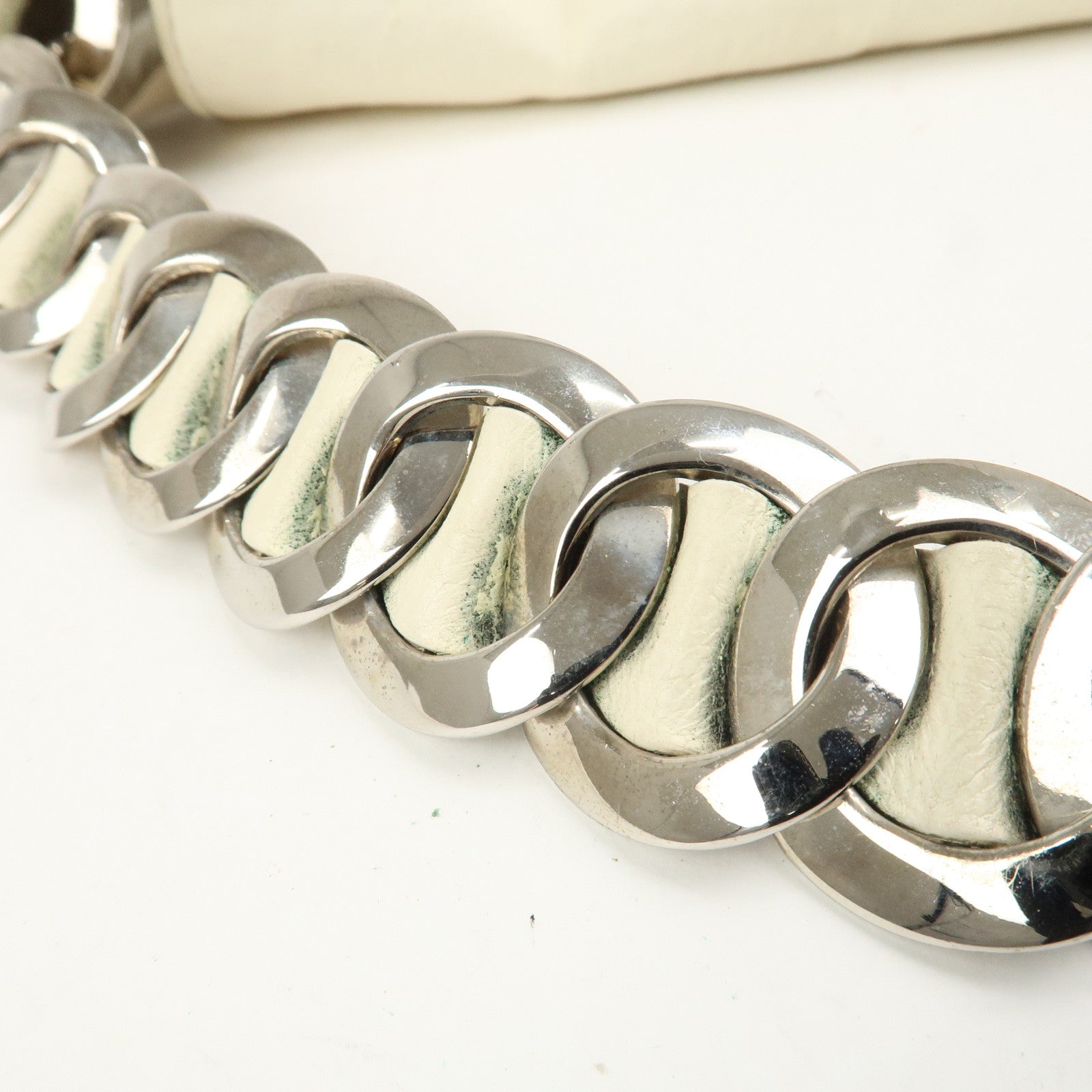 Christian Dior Jazz Club Logo Leather Hand Bag Chain Shoulder Bag