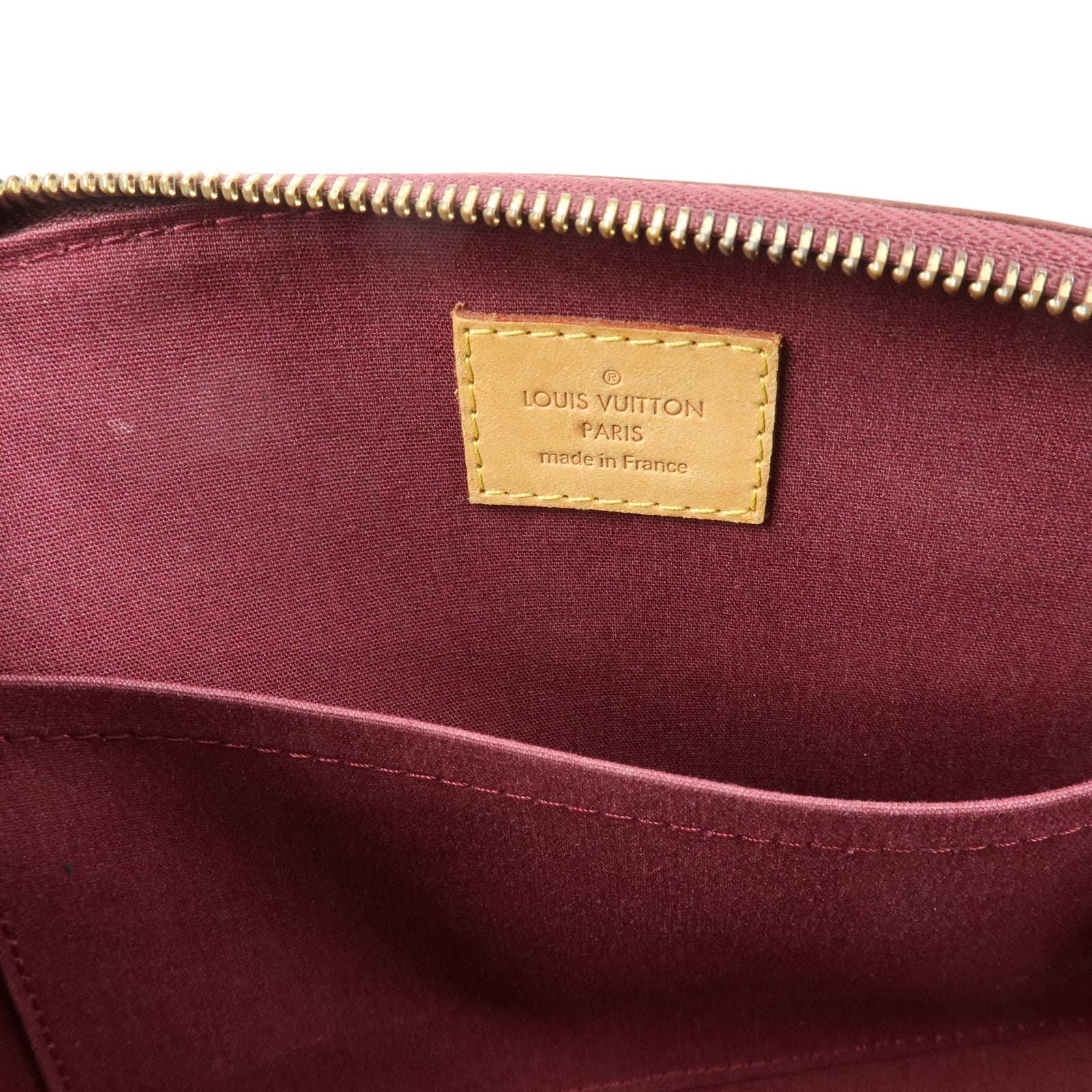 Louis Vuitton Monogram Vernis Sherwood PM Rouge Forvist M91492