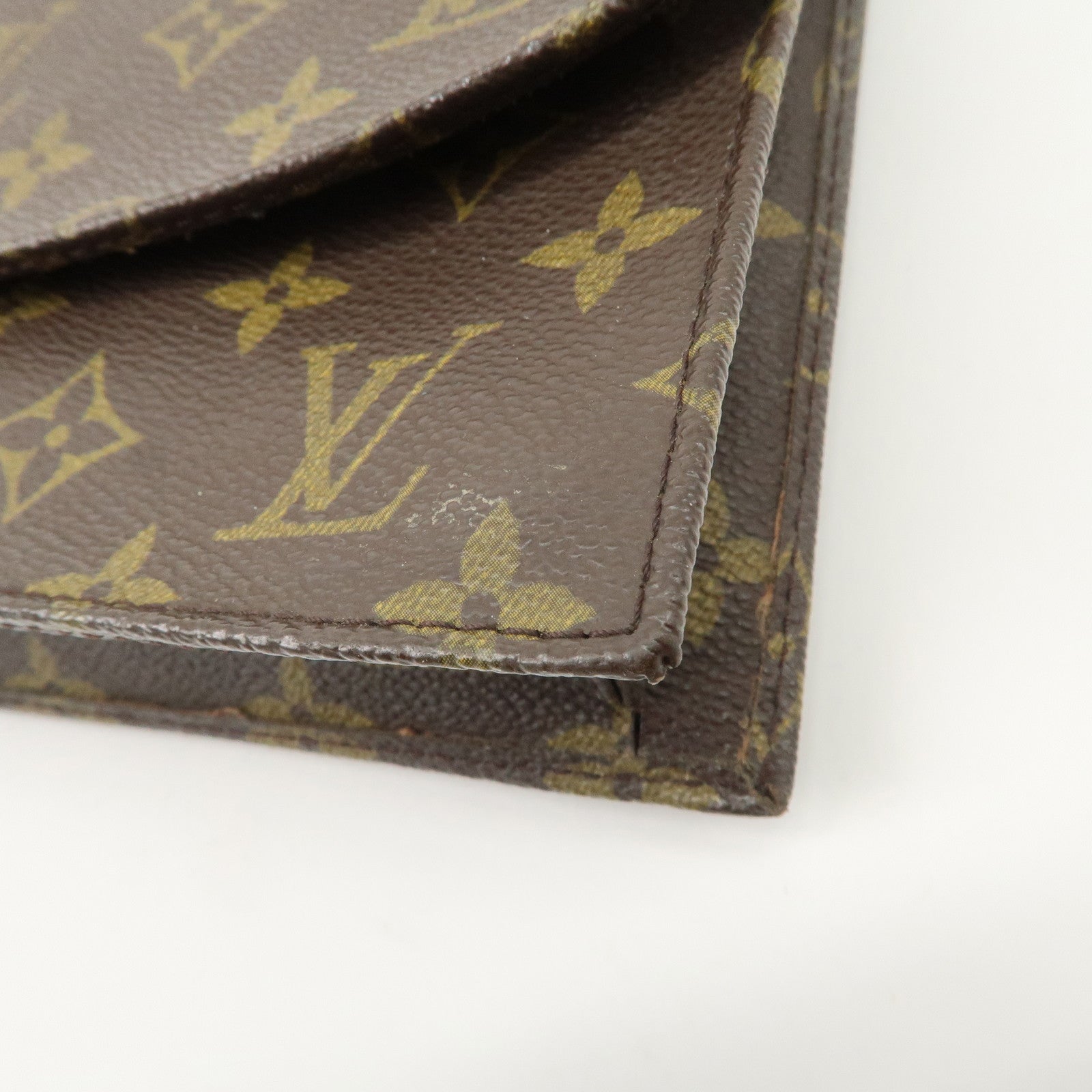 Louis Vuitton Monogram Pochette Lava 23 Clutch Bag M51940 Used