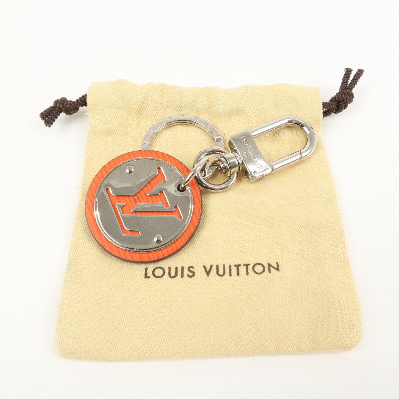 Louis Vuitton Epi Porte Cles LV Circle Bag Charm Key Chain M62689