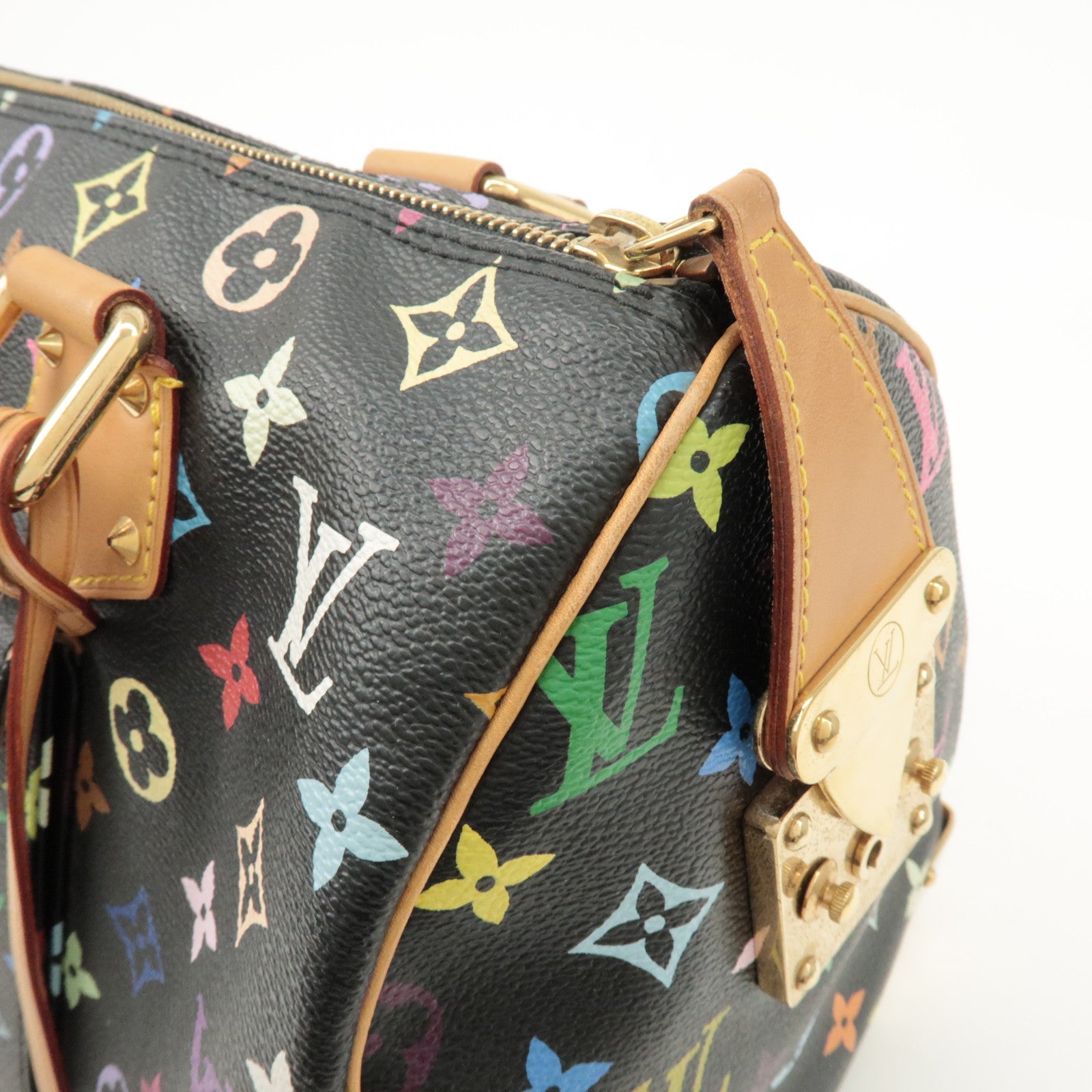 Louis Vuitton Monogram Multicolor Speedy 30 Hand Bag M92642 Used