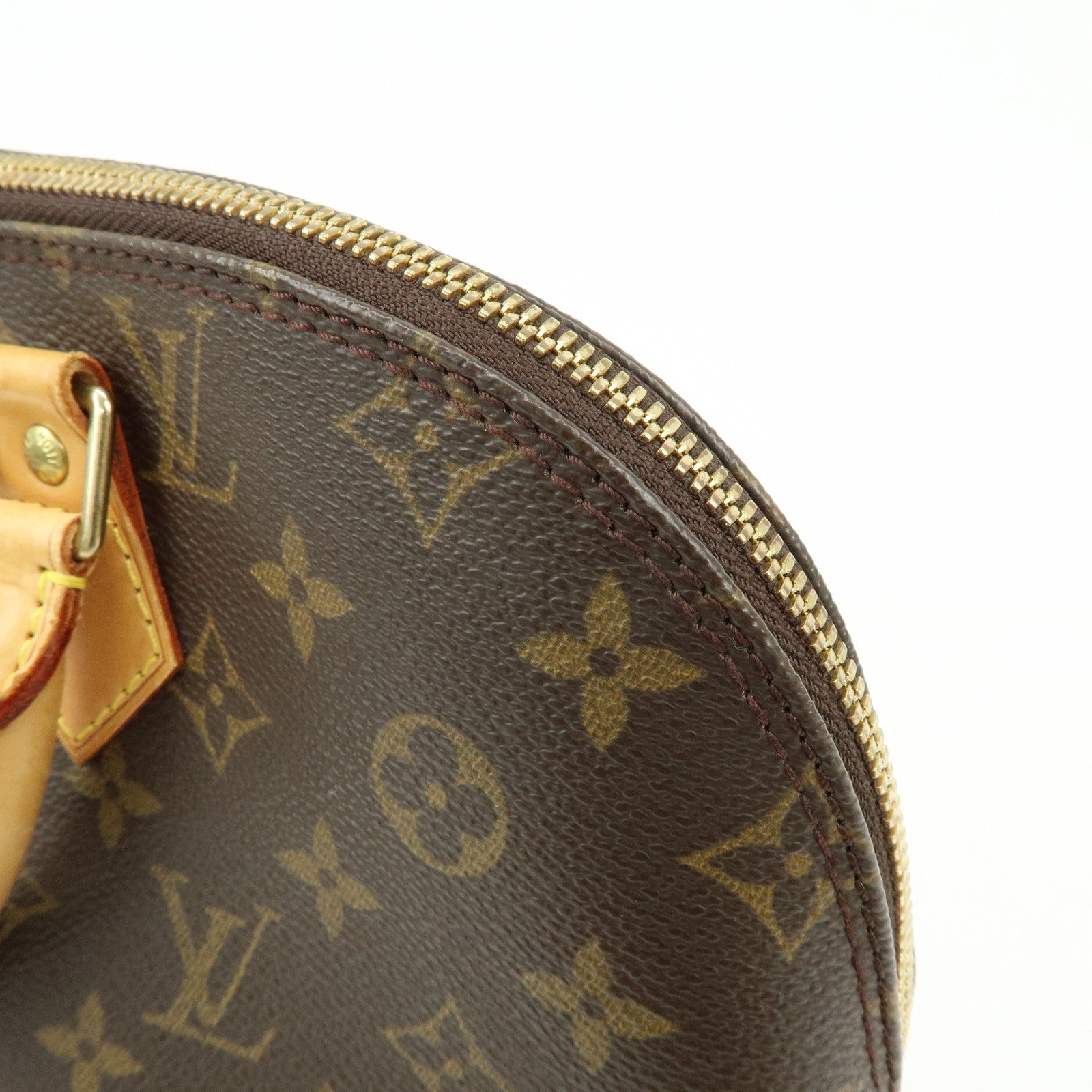 Louis Vuitton Monogram Alma Hand Bag Brown M51130