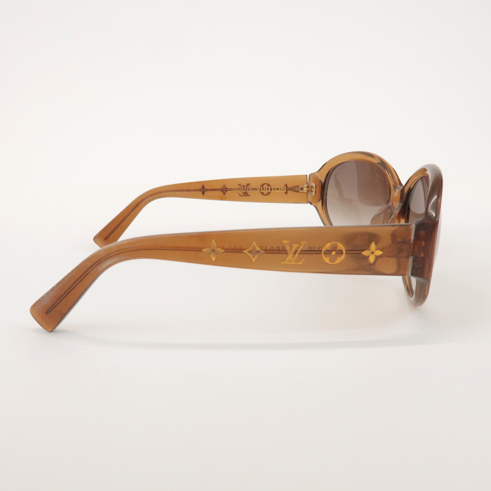 Louis Vuitton Obsession Rond Plastic Sunglasses 59笆｡17 Brown Z0032E