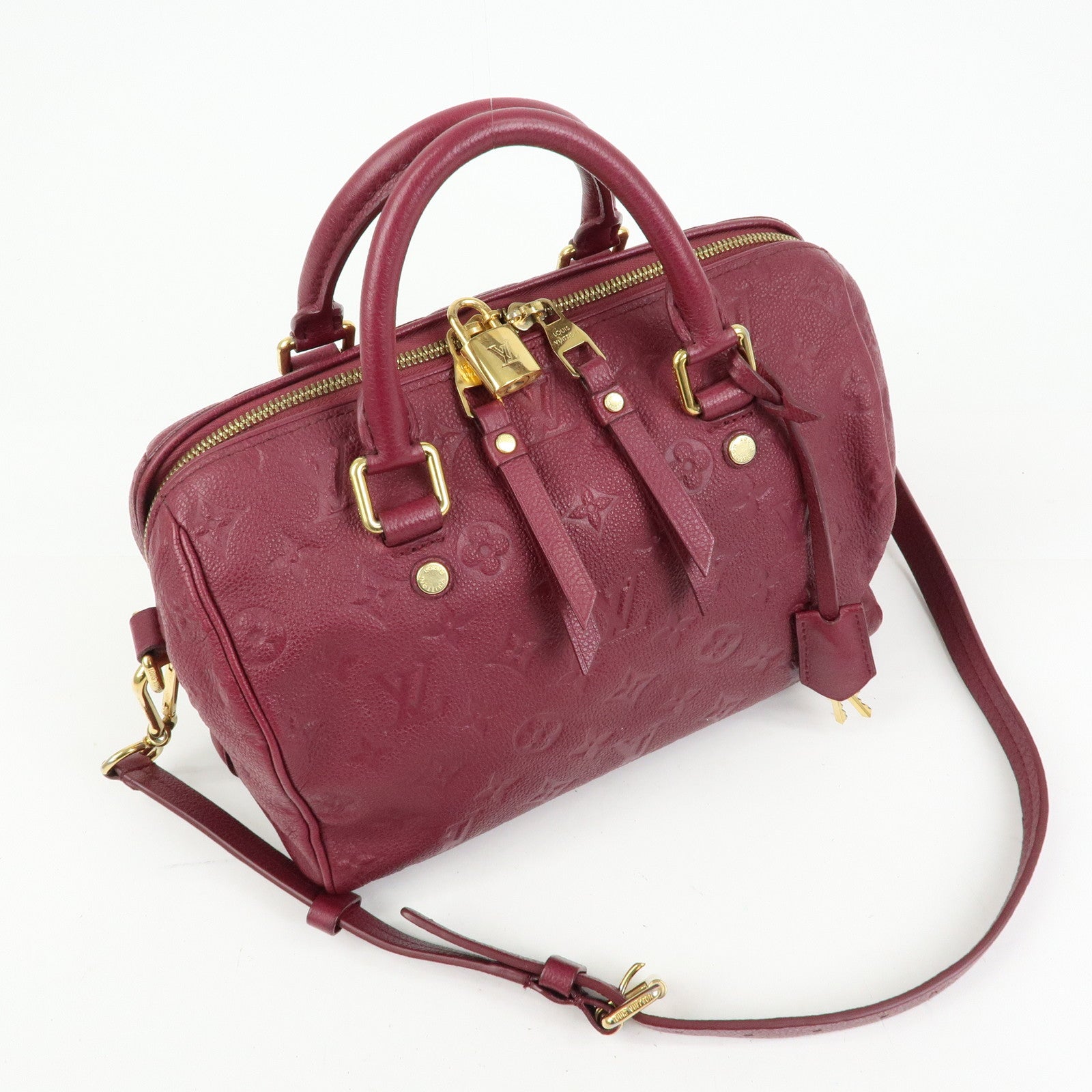 Louis Vuitton Monogram Empreinte Speedy Bandouliere 25 M40764