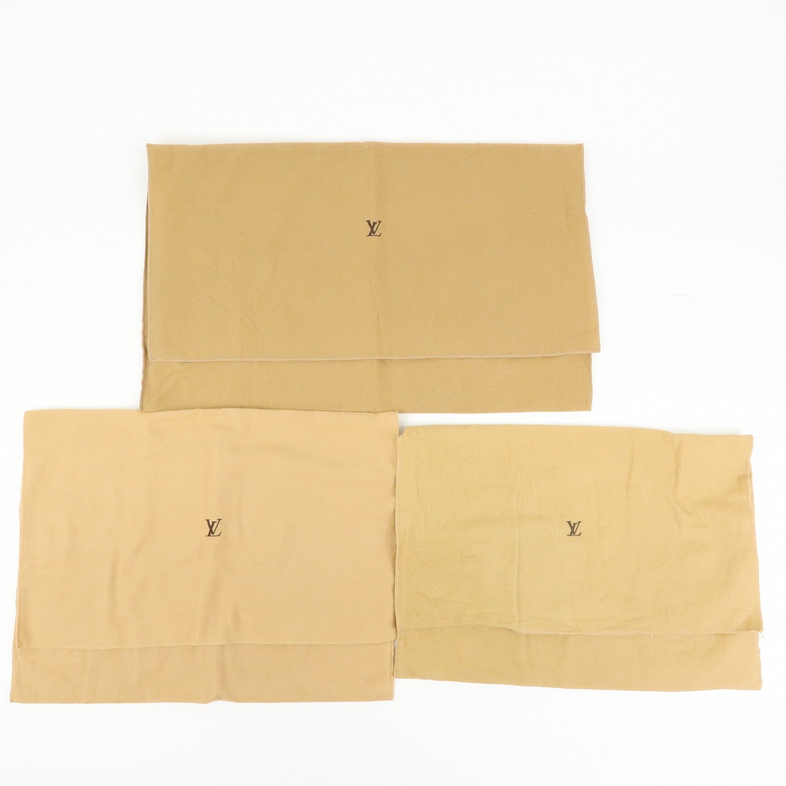 Louis Vuitton Set of 15 Dust Bag Storage Bag Flap Style Brown