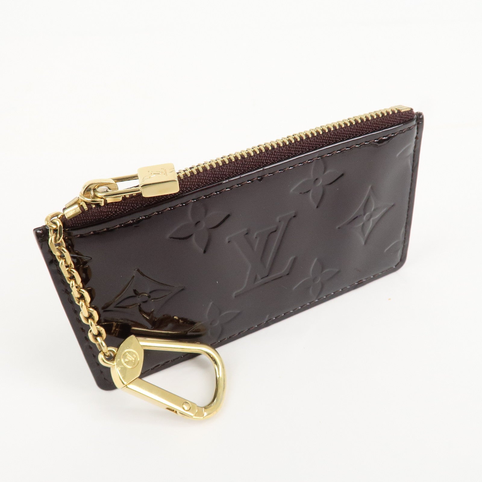 Louis Vuitton Monogram Vernis Pochette Cles Coin Case Key Case M93518 Used