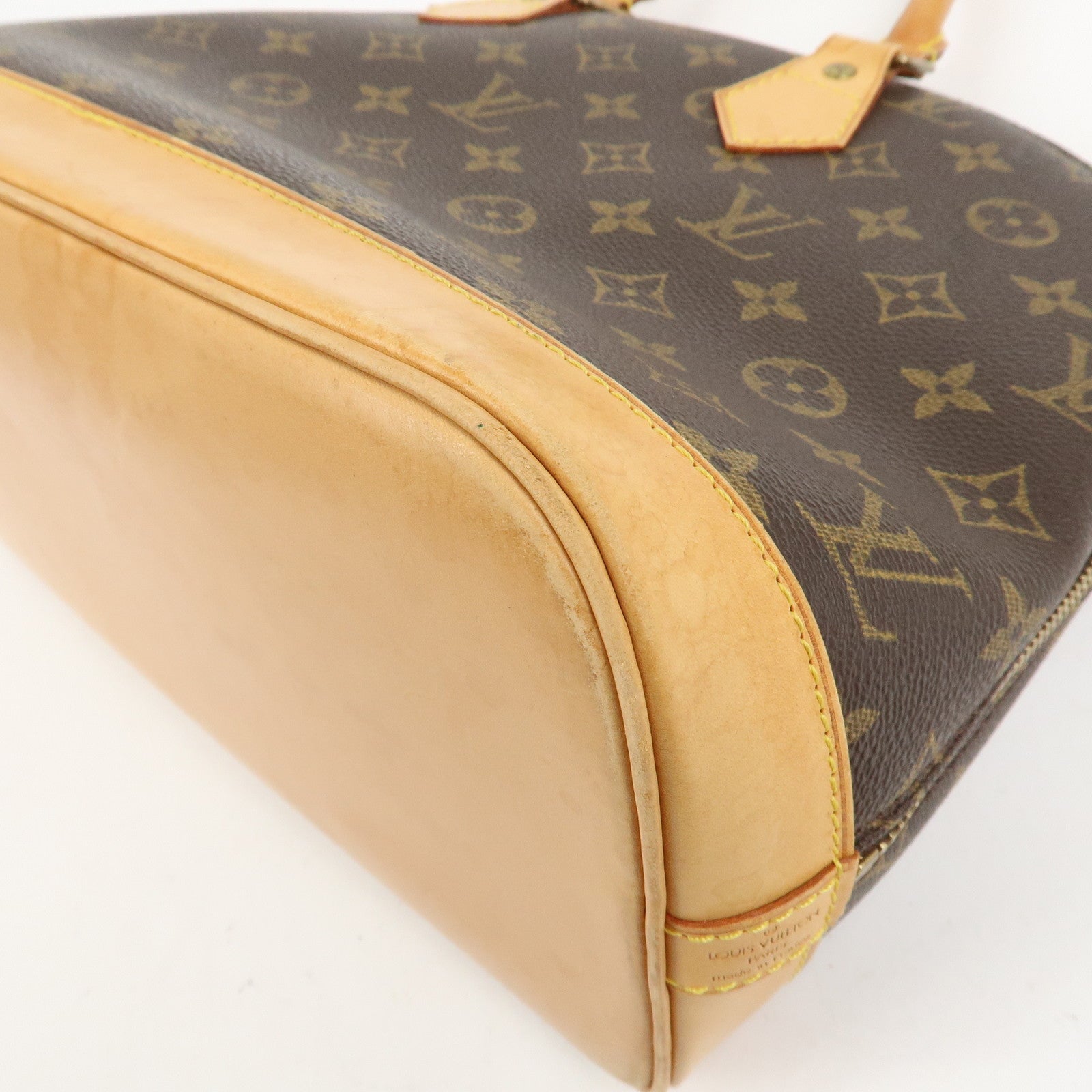 Louis Vuitton Monogram Canvas Alma Hand Bag Brown M51130