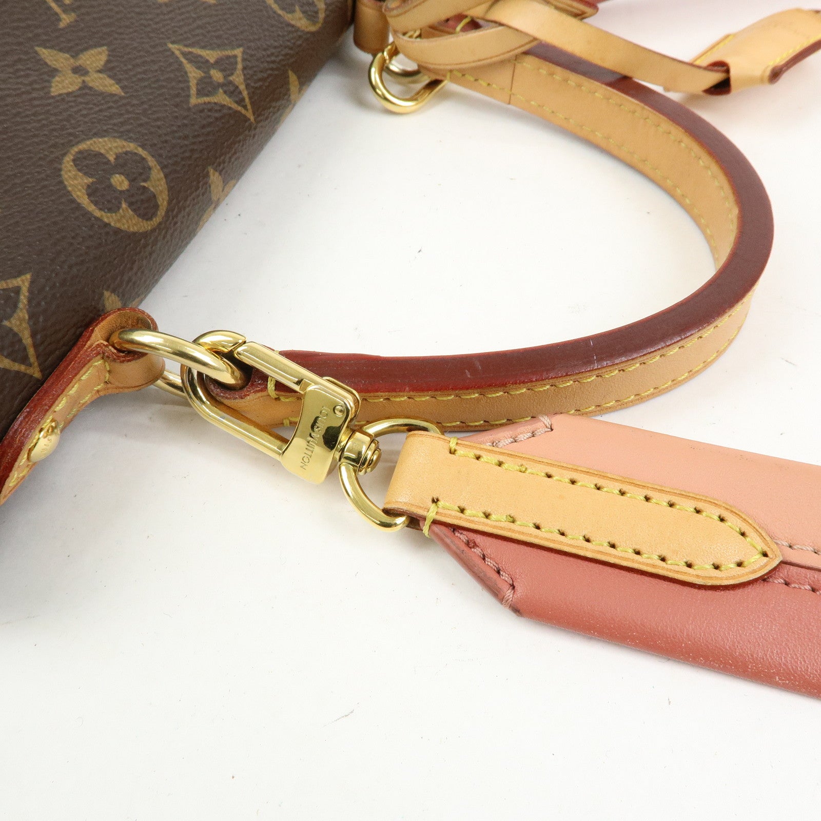 Louis Vuitton Monogram Cluny BB 2Way Shoulder Bag Vieux Rose M44267