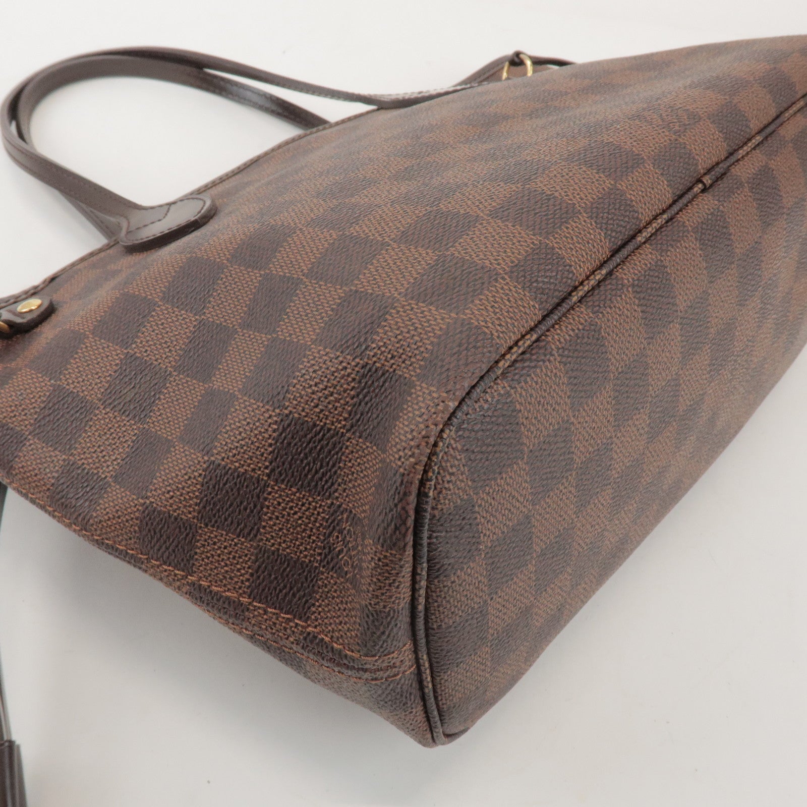 Louis Vuitton Damier Neverfull PM Canvas Tote Bag Brown N41359