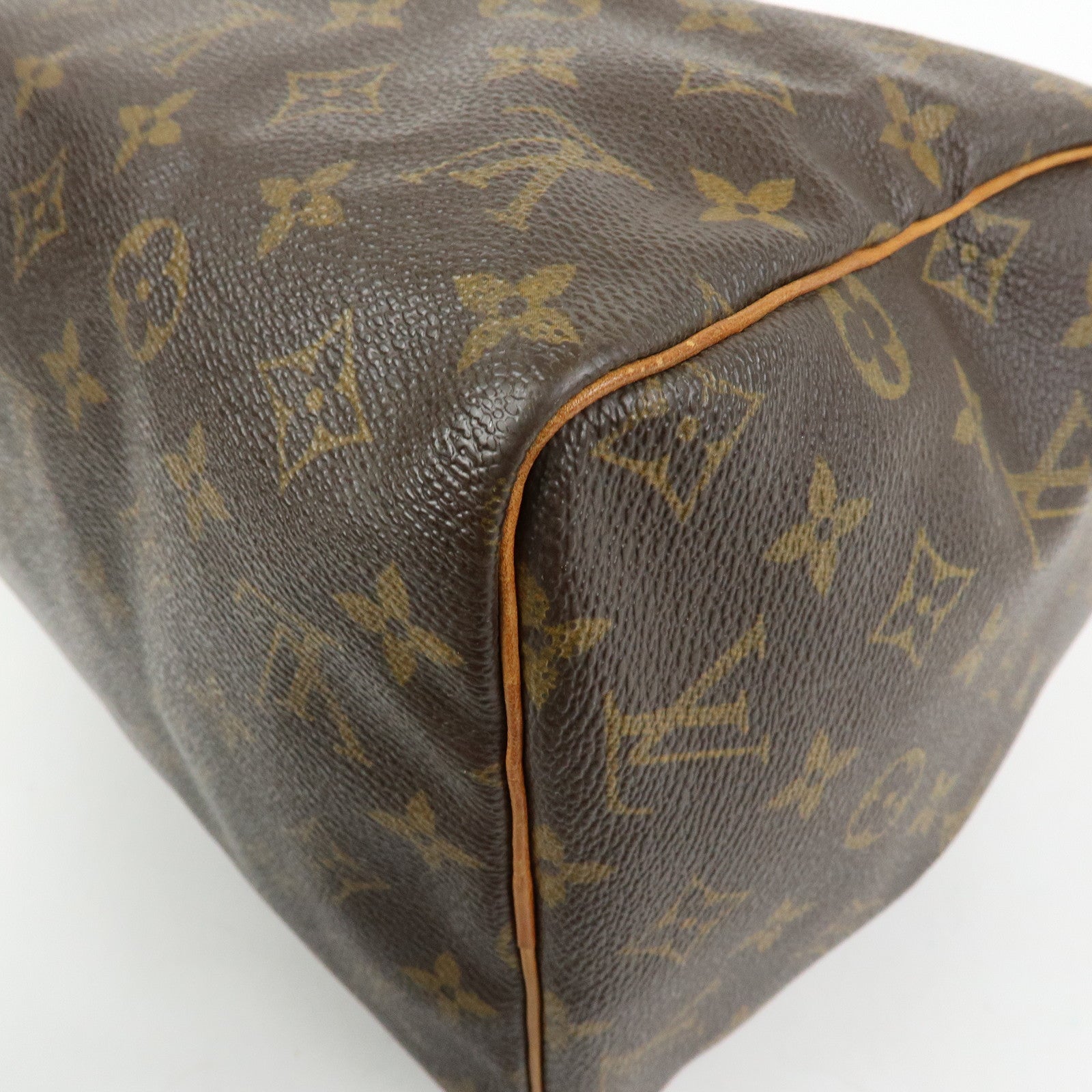 Louis Vuitton Monogram Speedy 30 Boston Bag Hand Bag Brown M41526