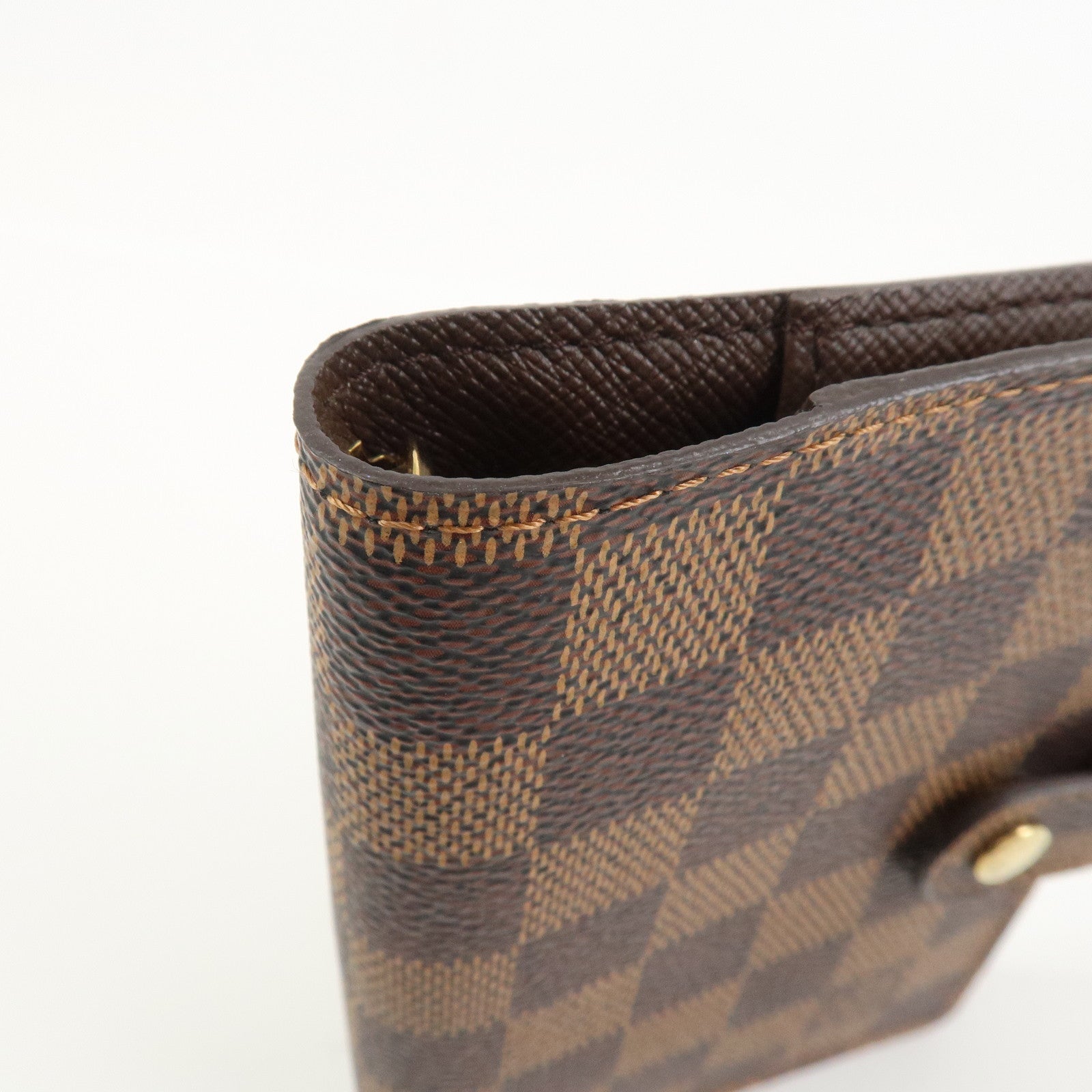 Louis Vuitton Damier Agenda PM Planner Cover Damier Ebene R20700