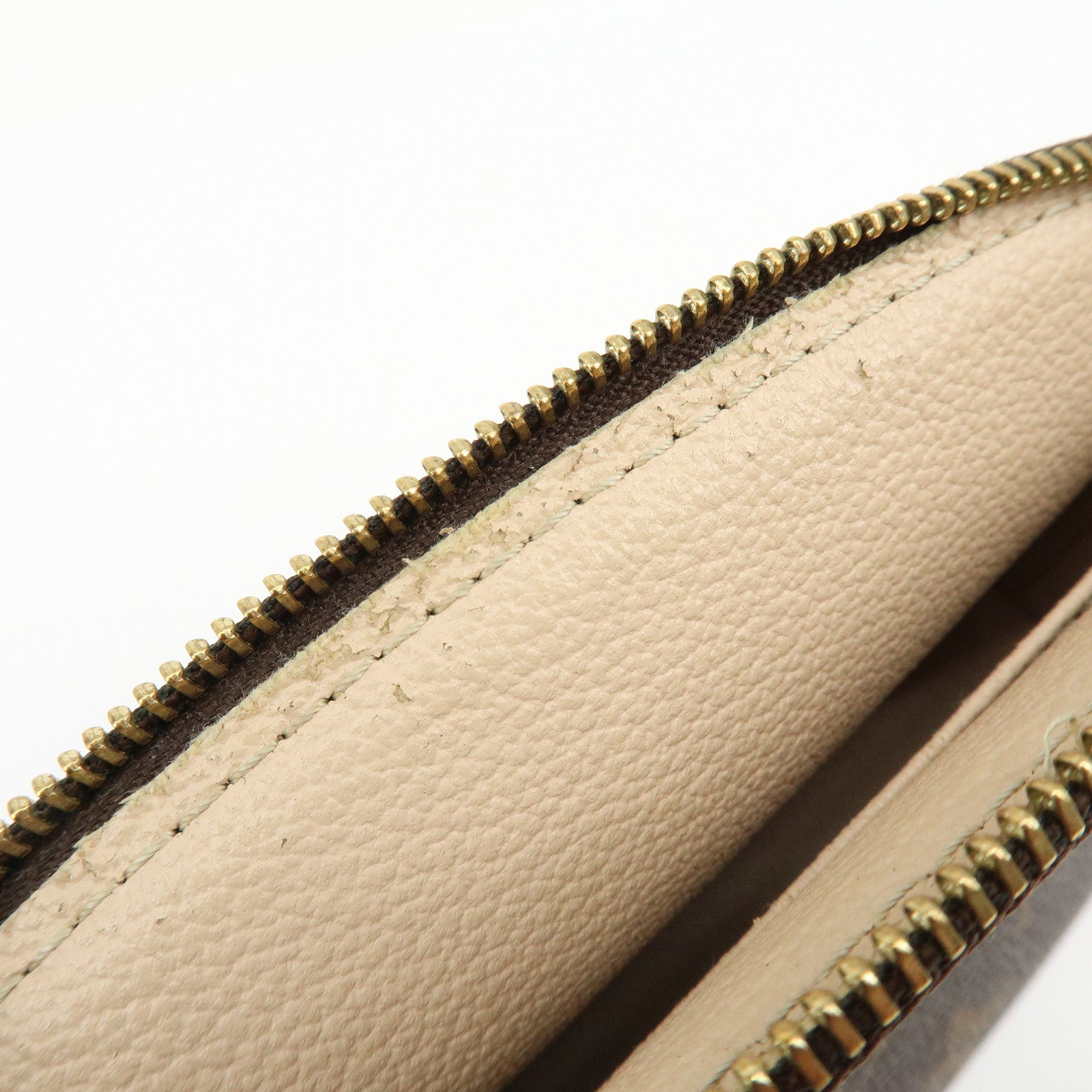 Louis Vuitton Monogram Pochette Cosmetic PM Pouch Brown M47515