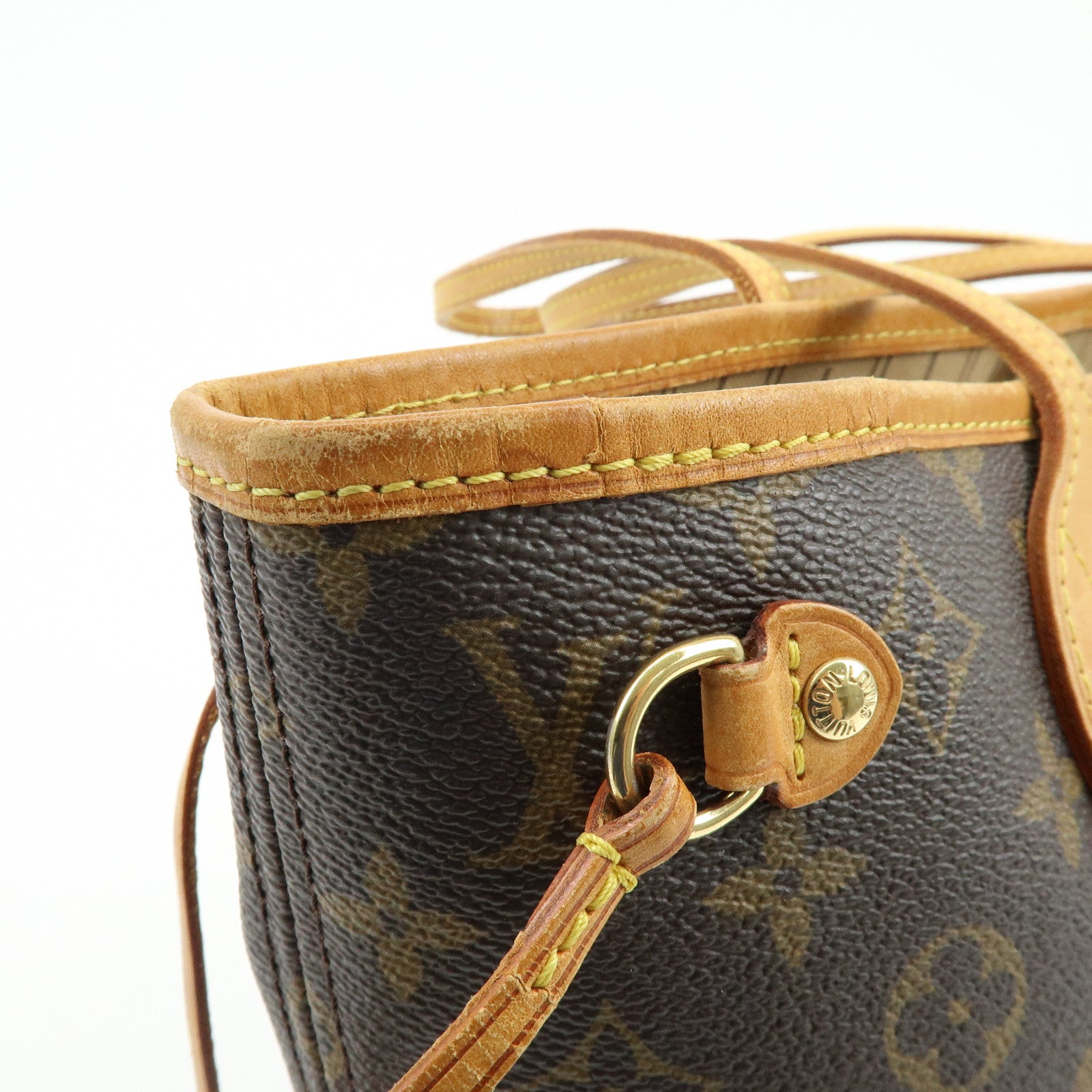 Louis Vuitton Monogram Neverfull PM Tote Bag Hand Bag M40155